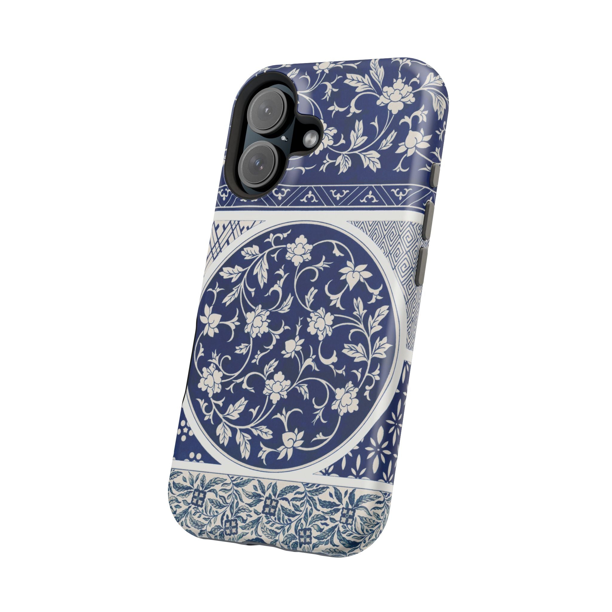 Traditional Chinese iPhone Case - Blue White Floral Case