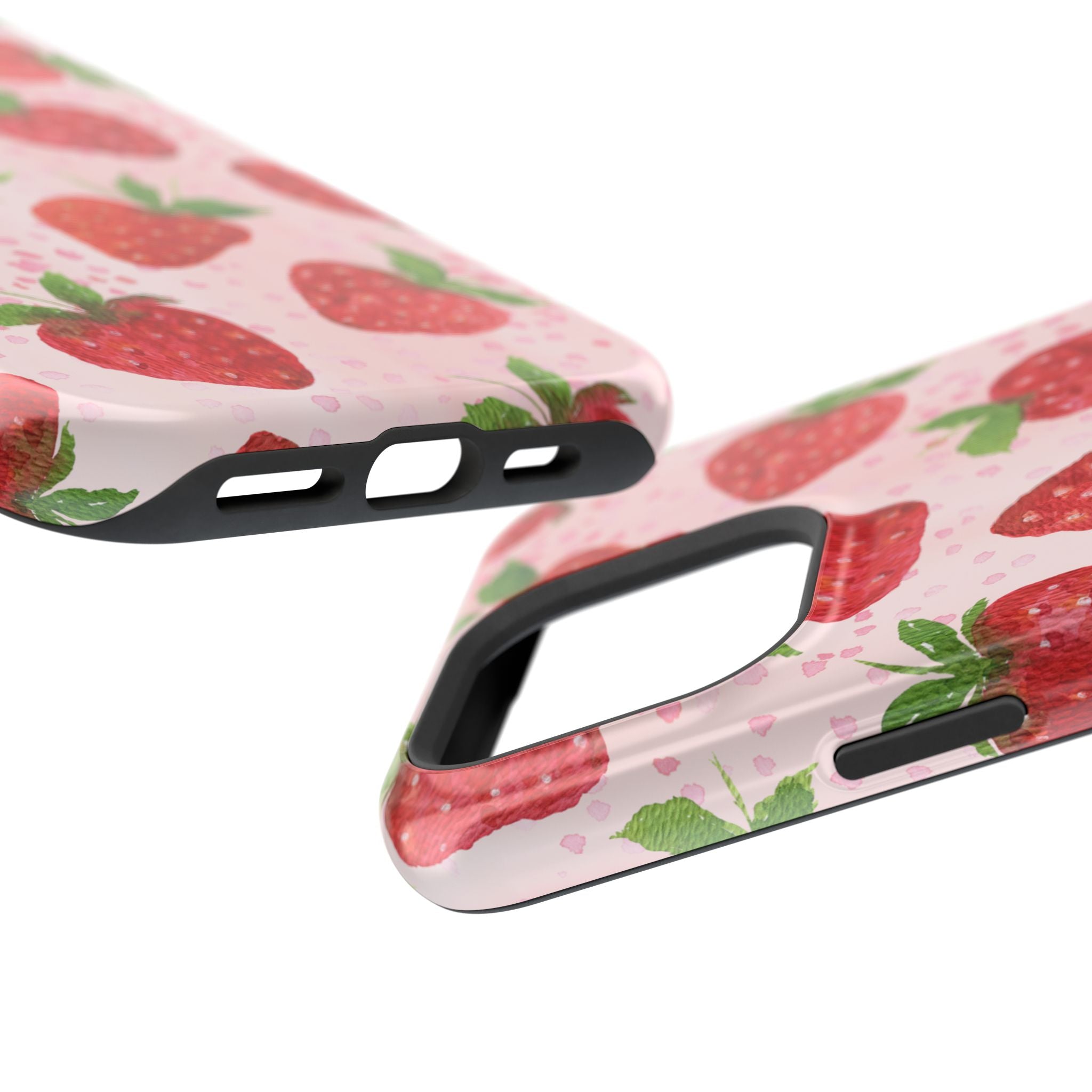 Fruit iPhone 16 Case - Strawberry Pattern Cover
