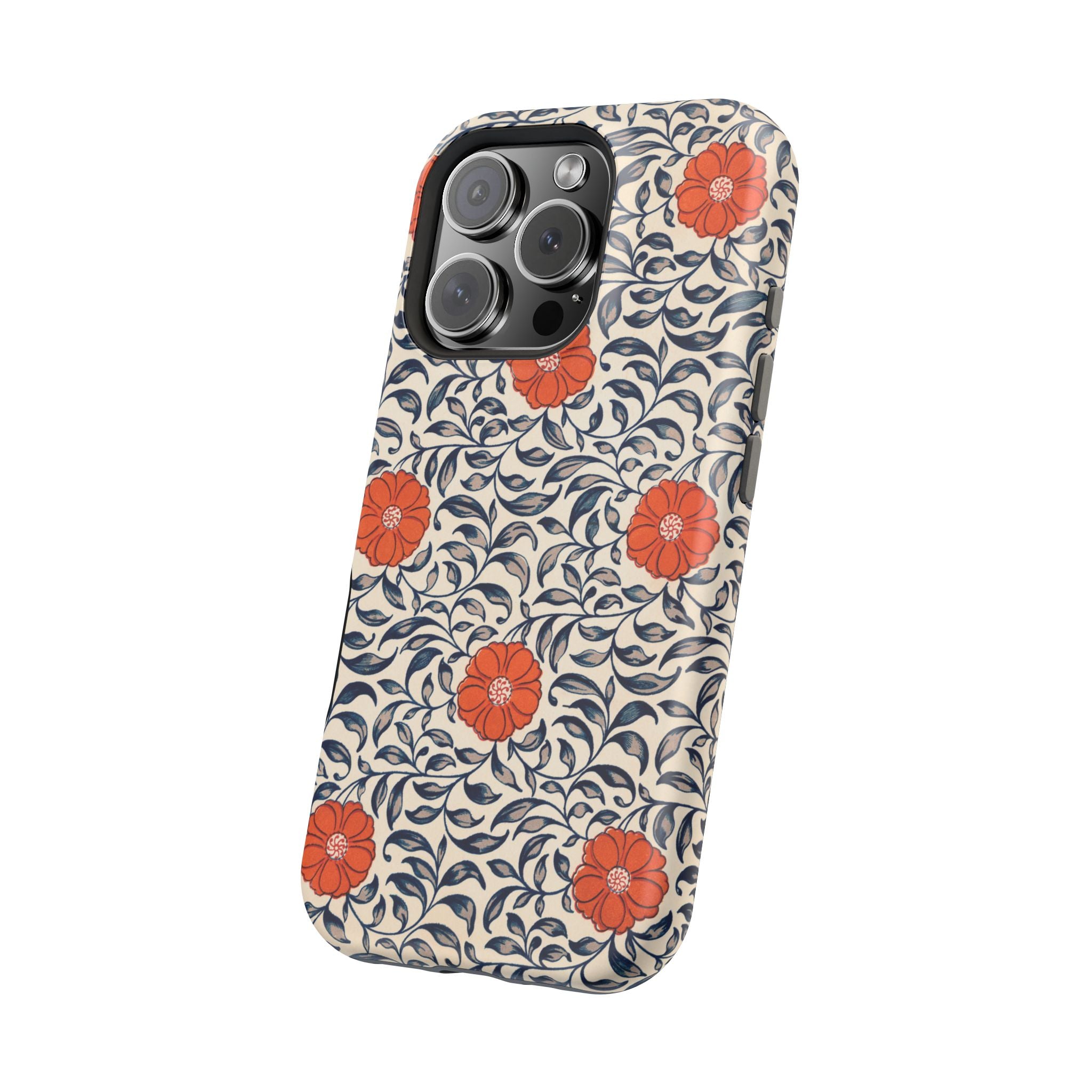 Floral Magnetic Case - iPhone 16 Cover