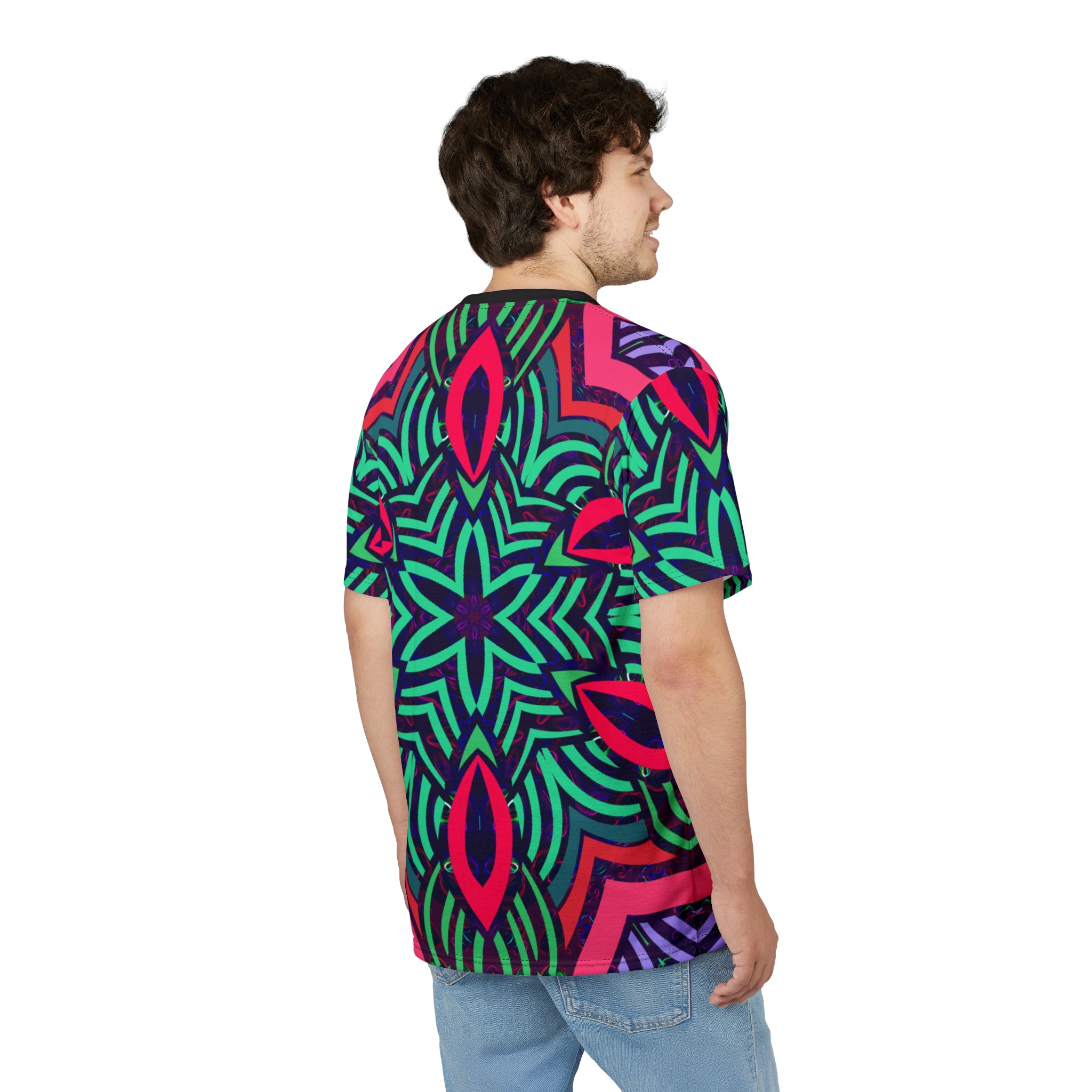 Psychedelic Artwork Tee - Unisex Cut & Sew T-Shirt