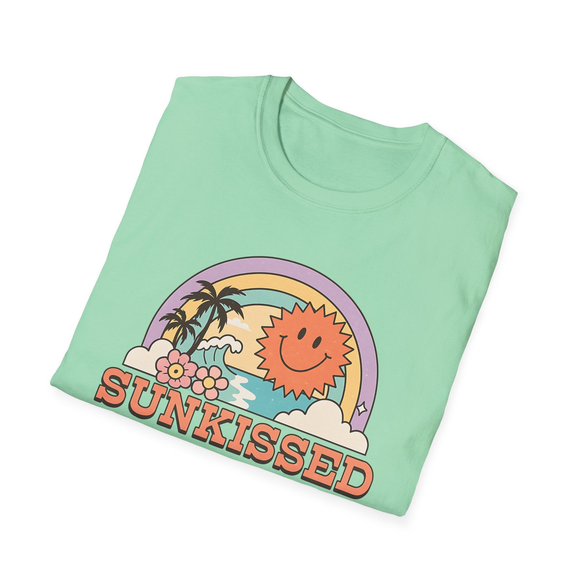 Sunkissed Retro Tee - Tropical Sun Shirt