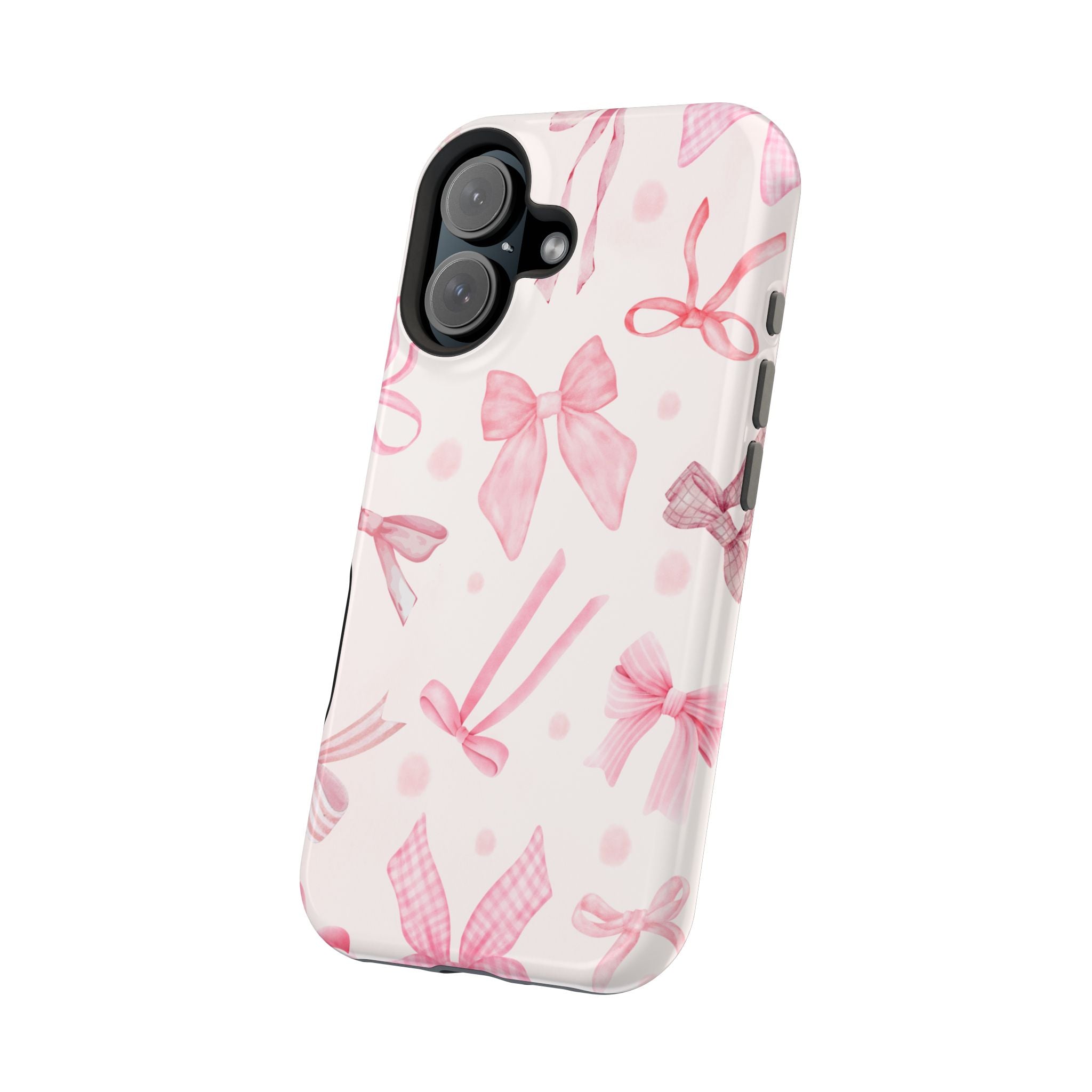 Feminine iPhone Case - Pink Bow Cover