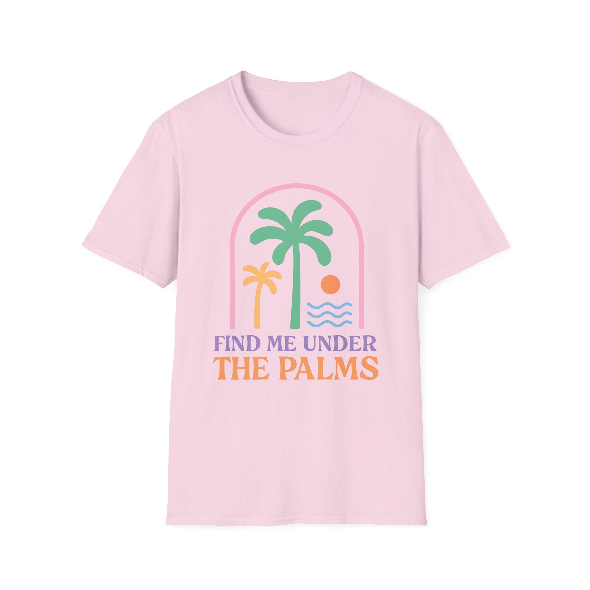 Tropical Palm Tee - Beach Vacation Shirt