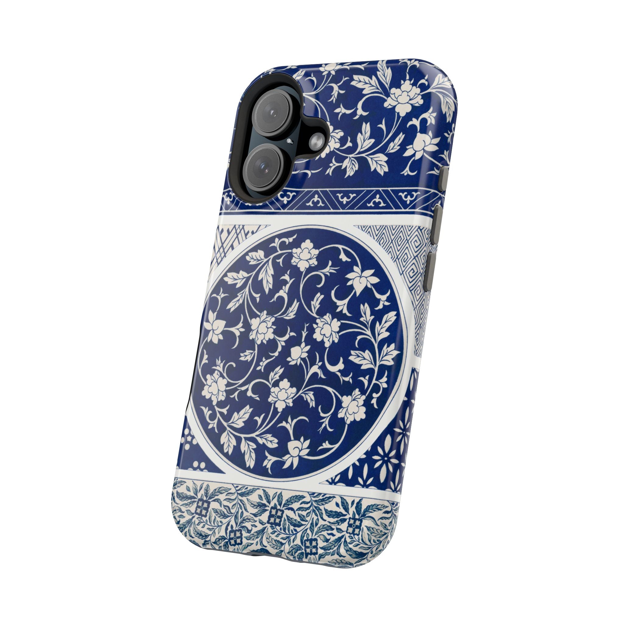 Traditional Chinese iPhone Case - Blue White Floral Case