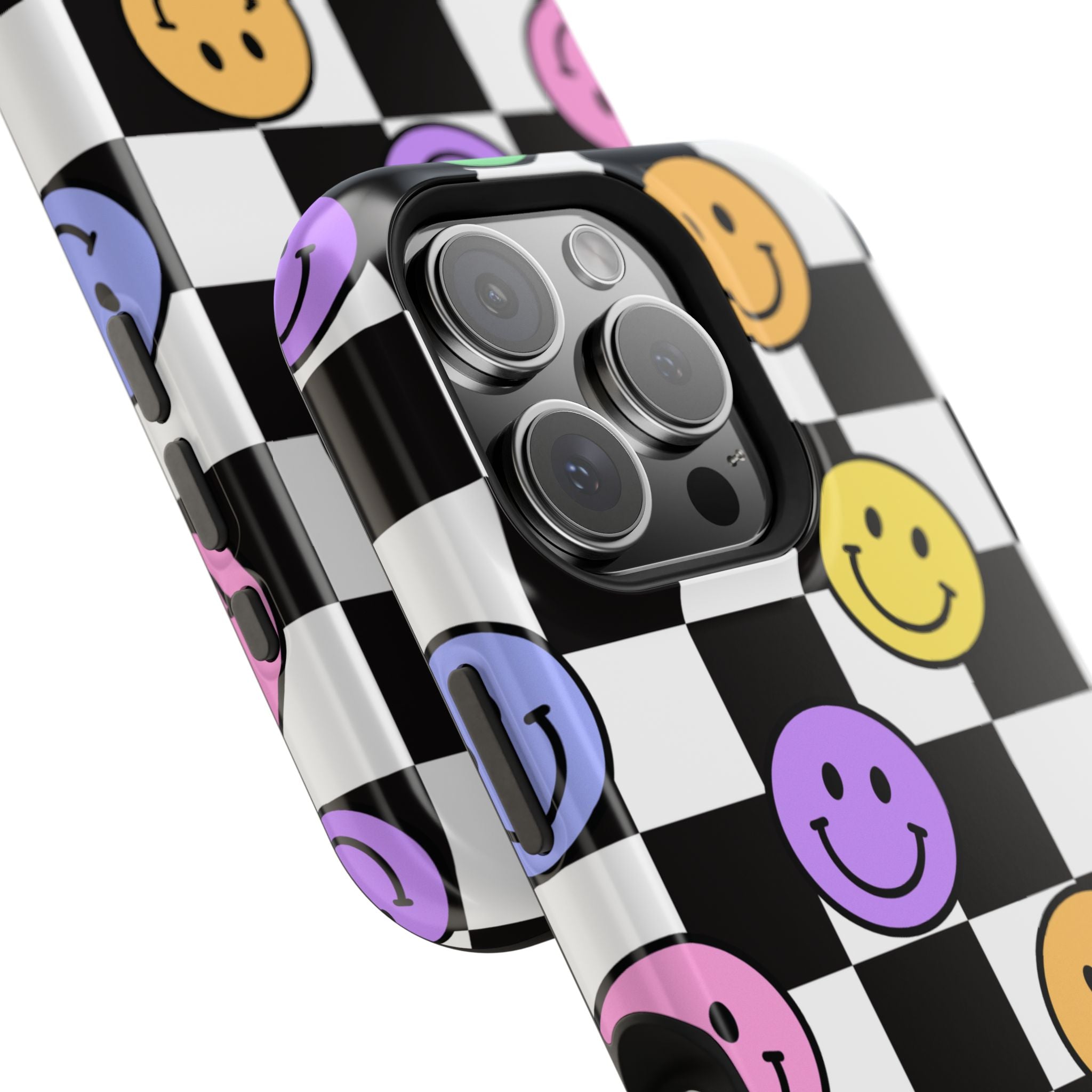 Playful Phone Case - Smiley Checkerboard