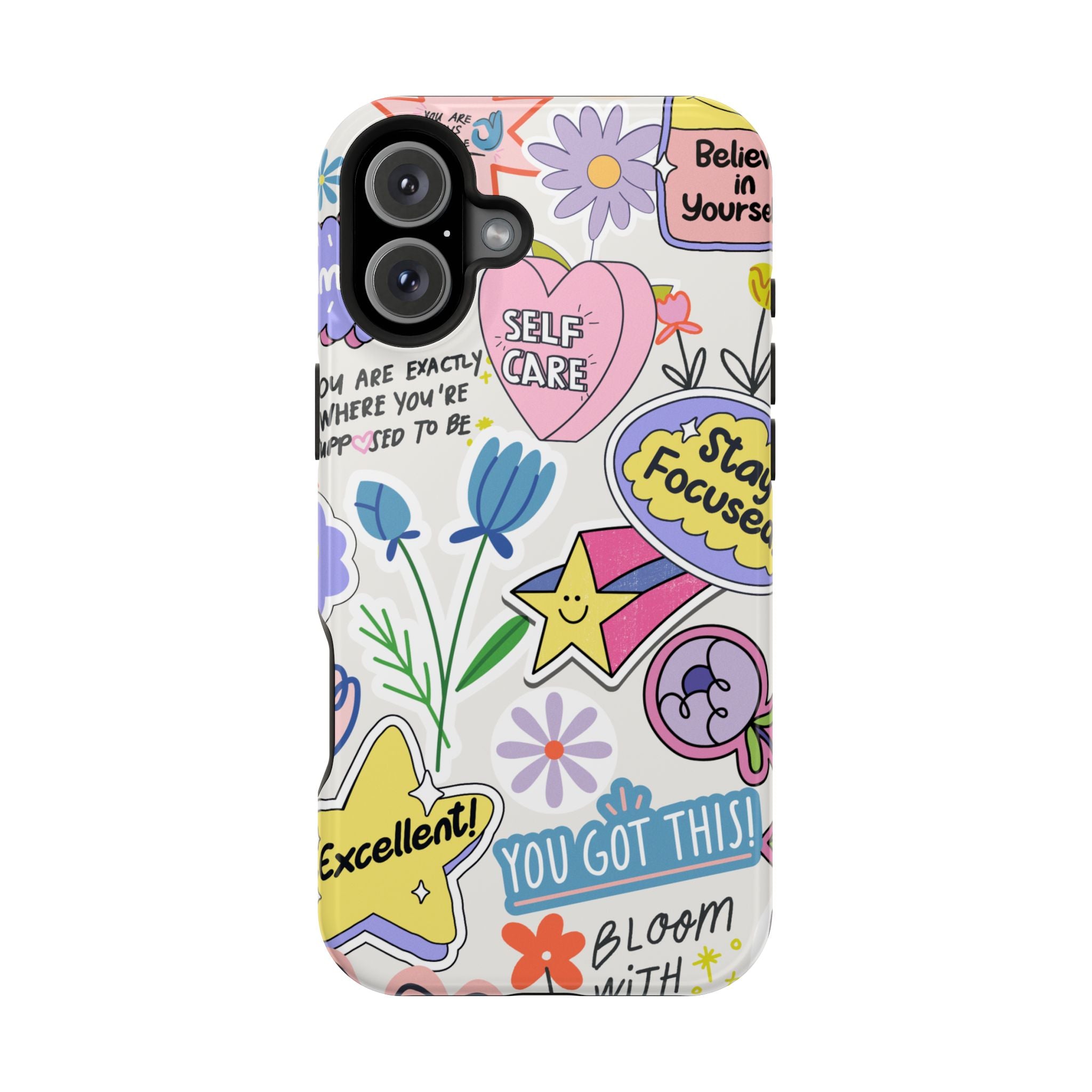 Motivational iPhone Case - Bloom Pastel Magnetic