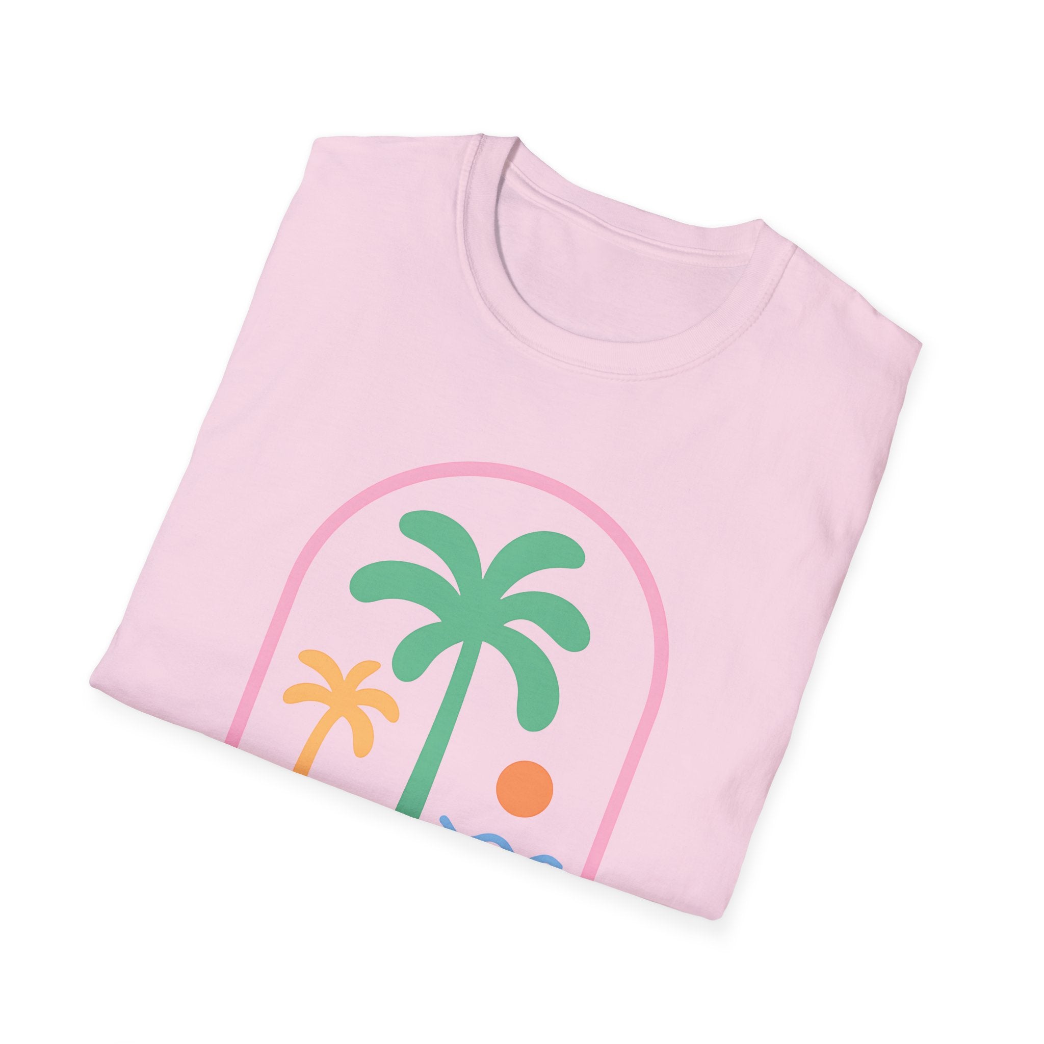 Tropical Palm Tee - Beach Vacation Shirt
