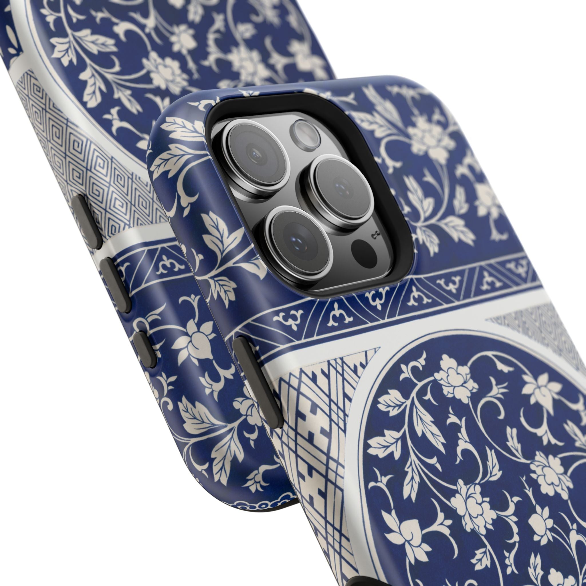 Traditional Chinese iPhone Case - Blue White Floral Case