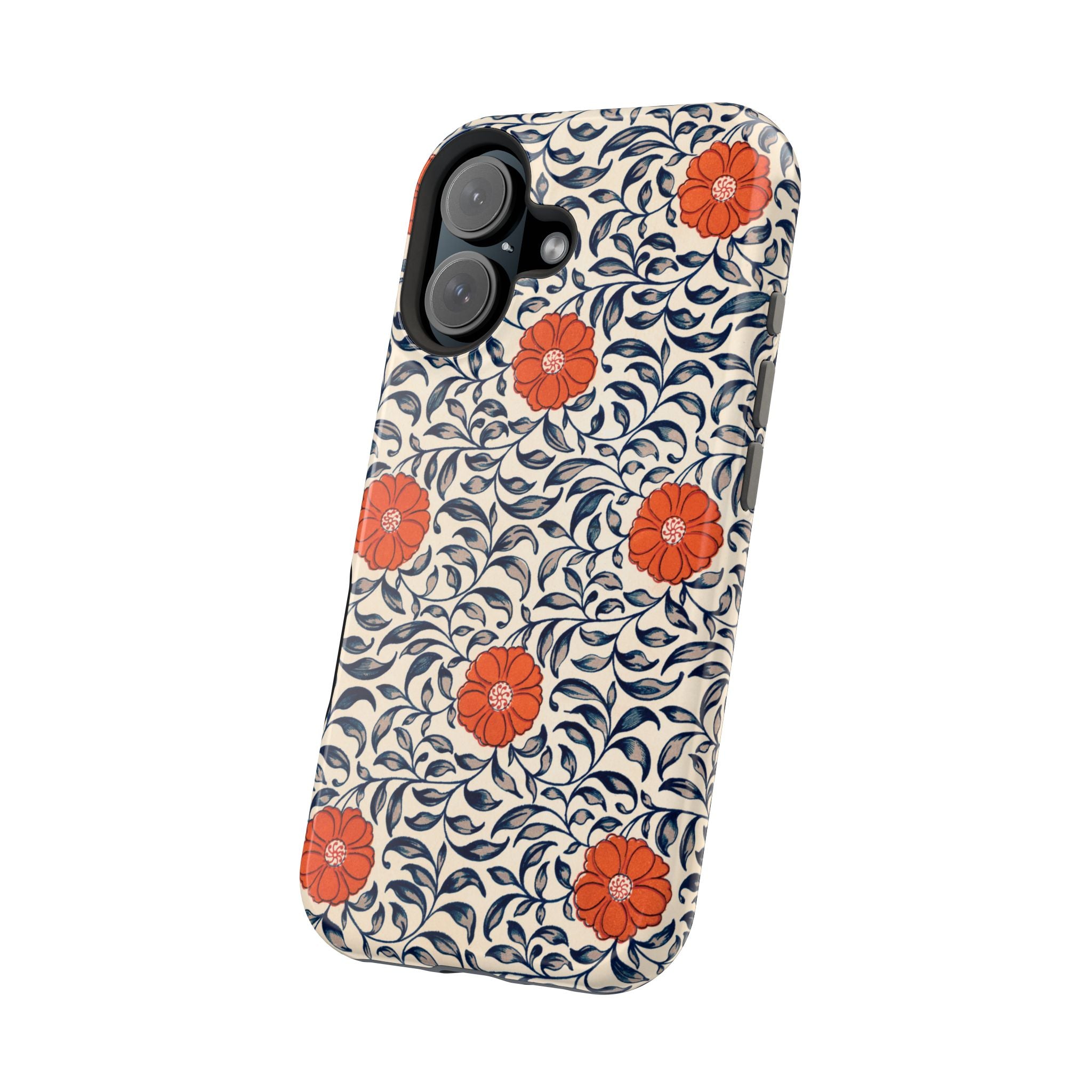 Floral Magnetic Case - iPhone 16 Cover