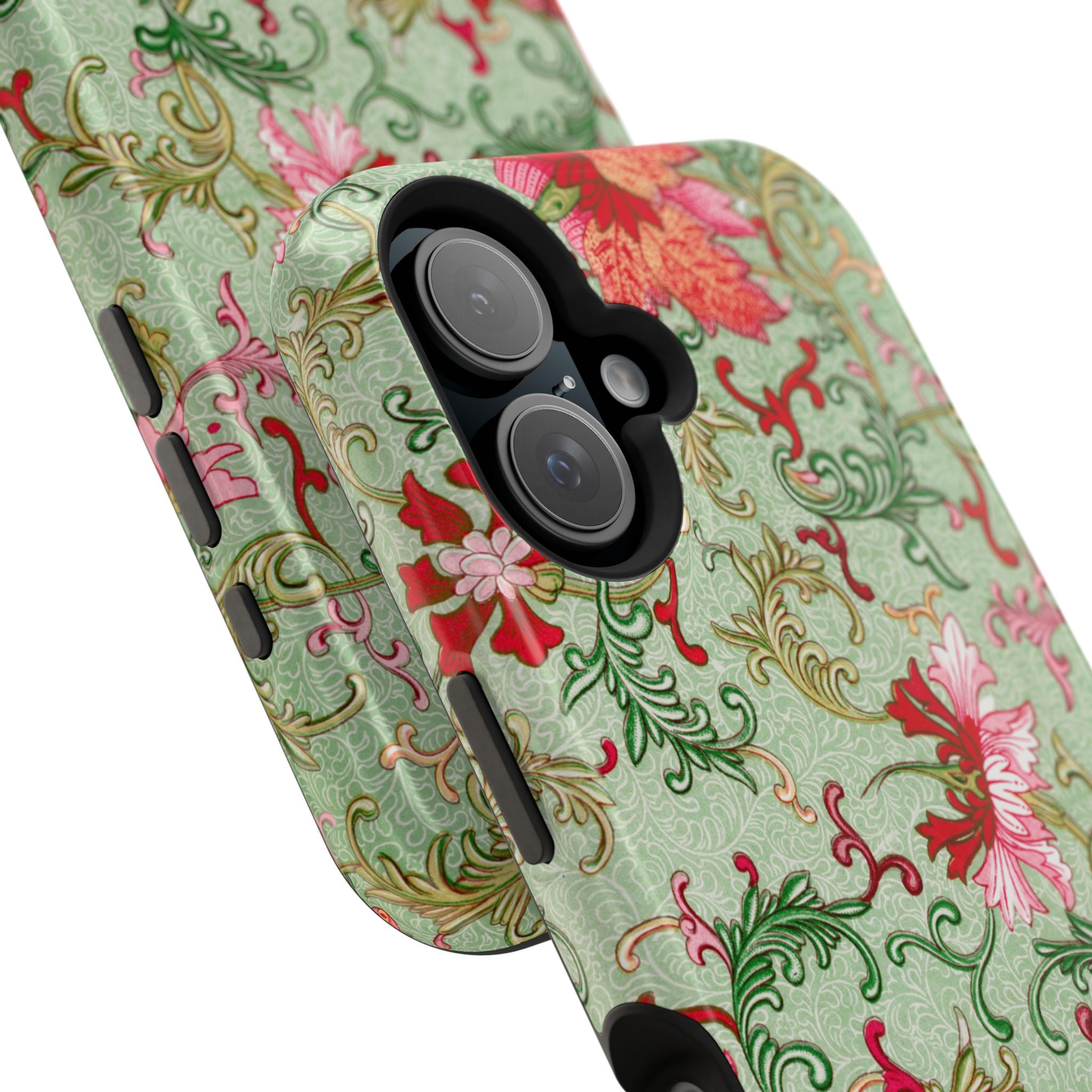 Vintage iPhone Case - Magnetic Floral Cover