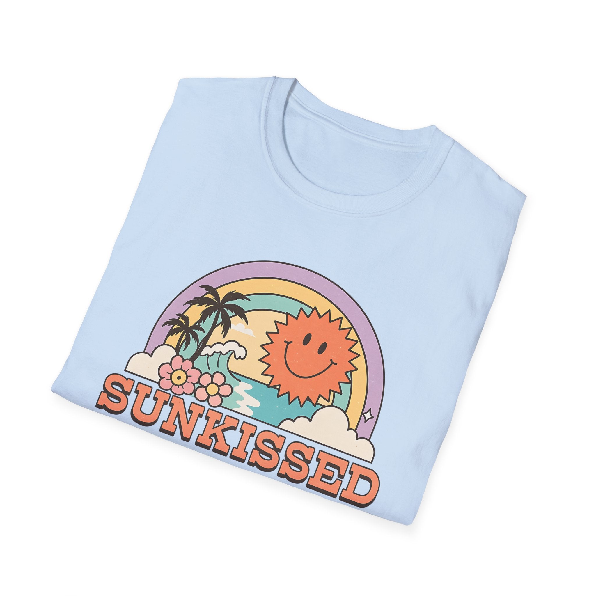 Sunkissed Retro Tee - Tropical Sun Shirt