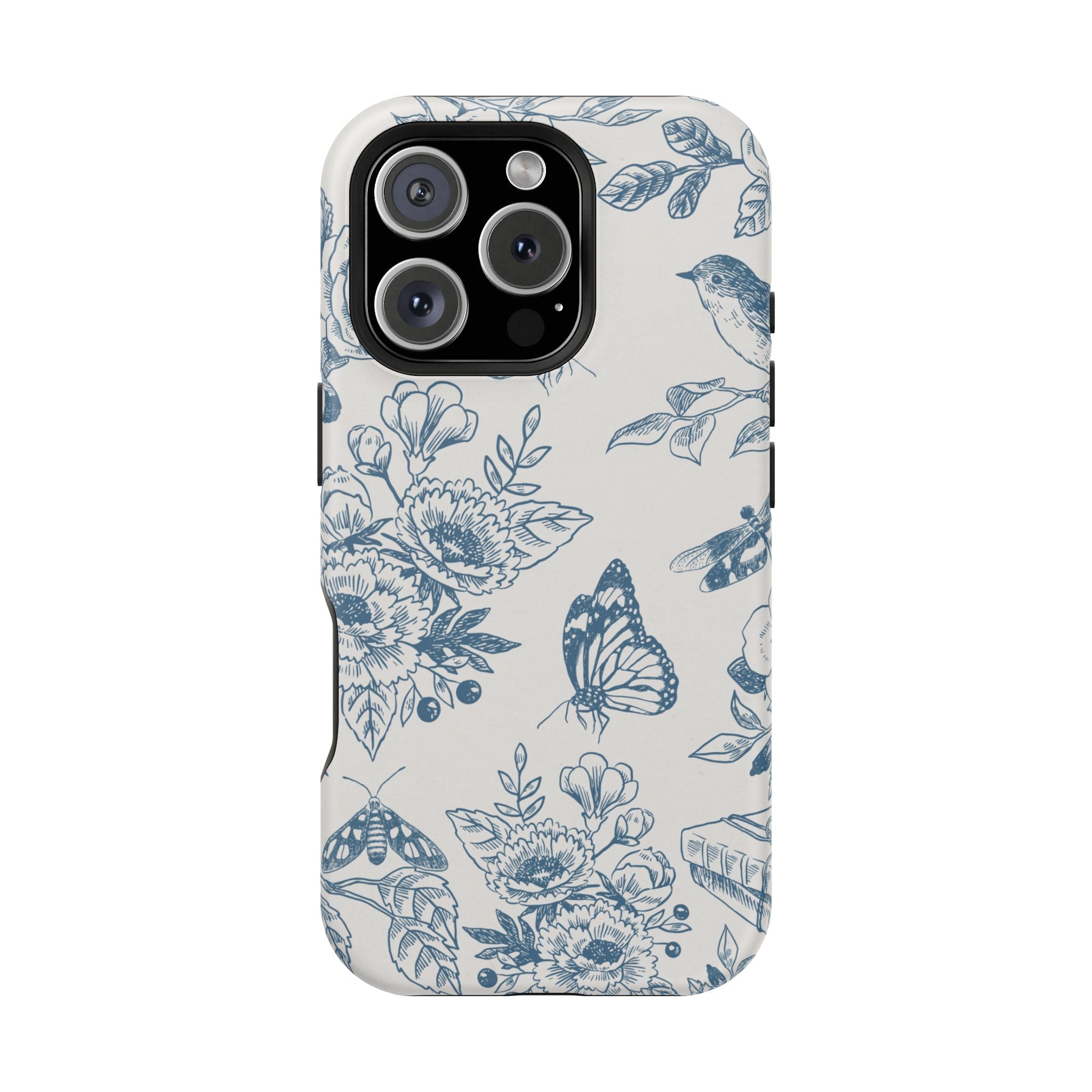 Nature iPhone Case - Floral Butterfly Cover