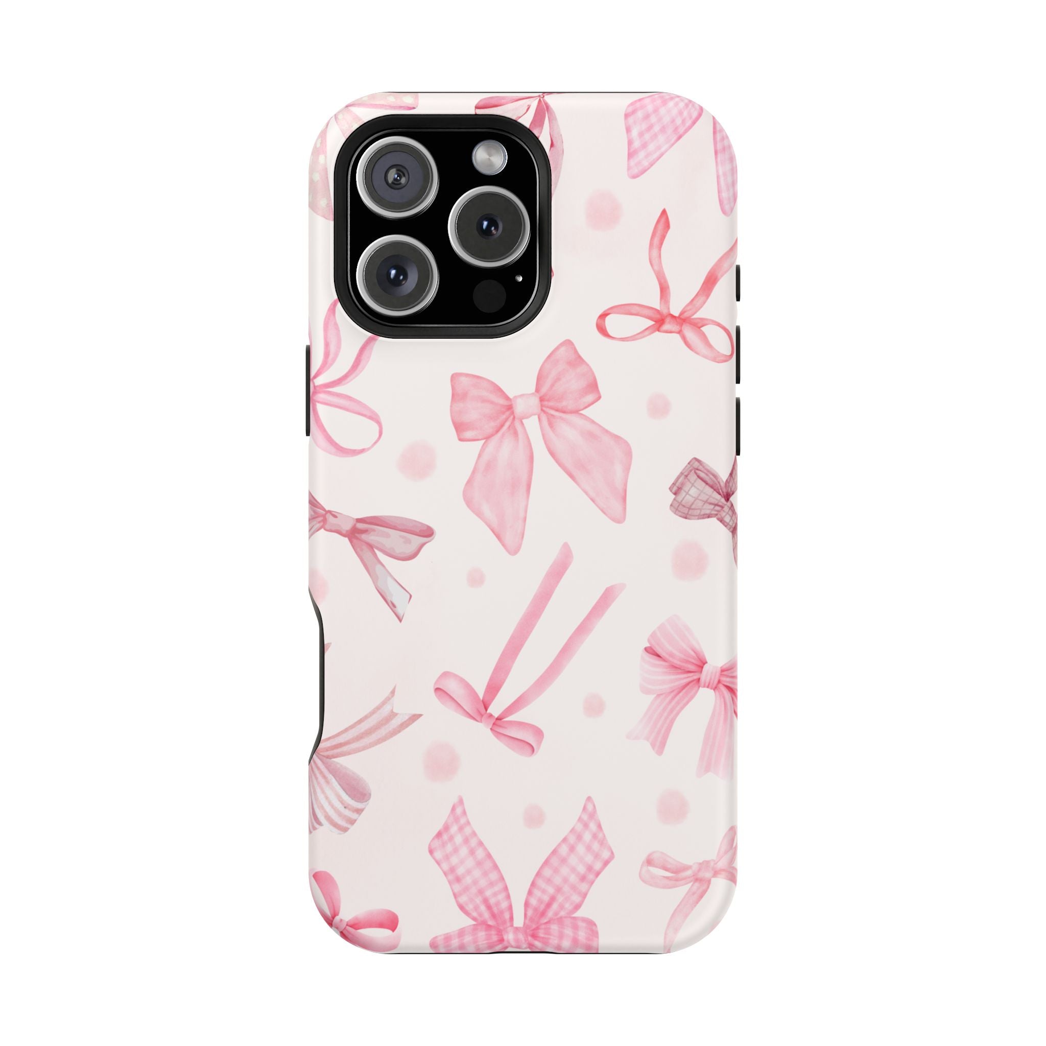 Feminine iPhone Case - Pink Bow Cover