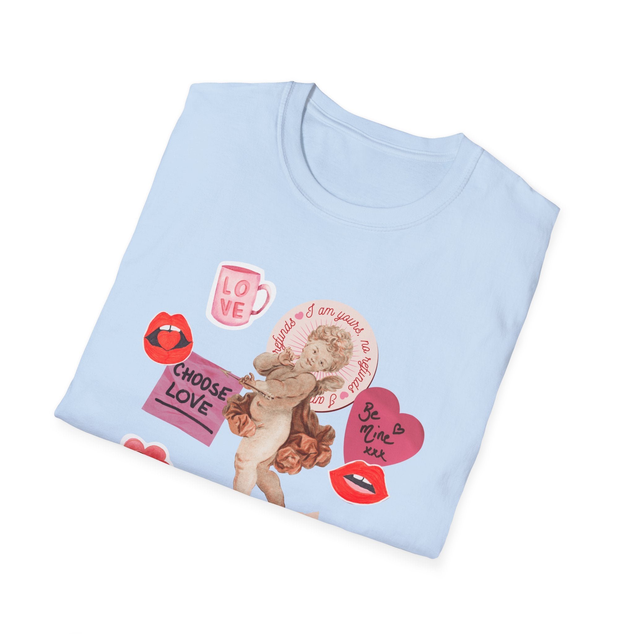 Romantic Graphic Tee - Love Slogan Shirt