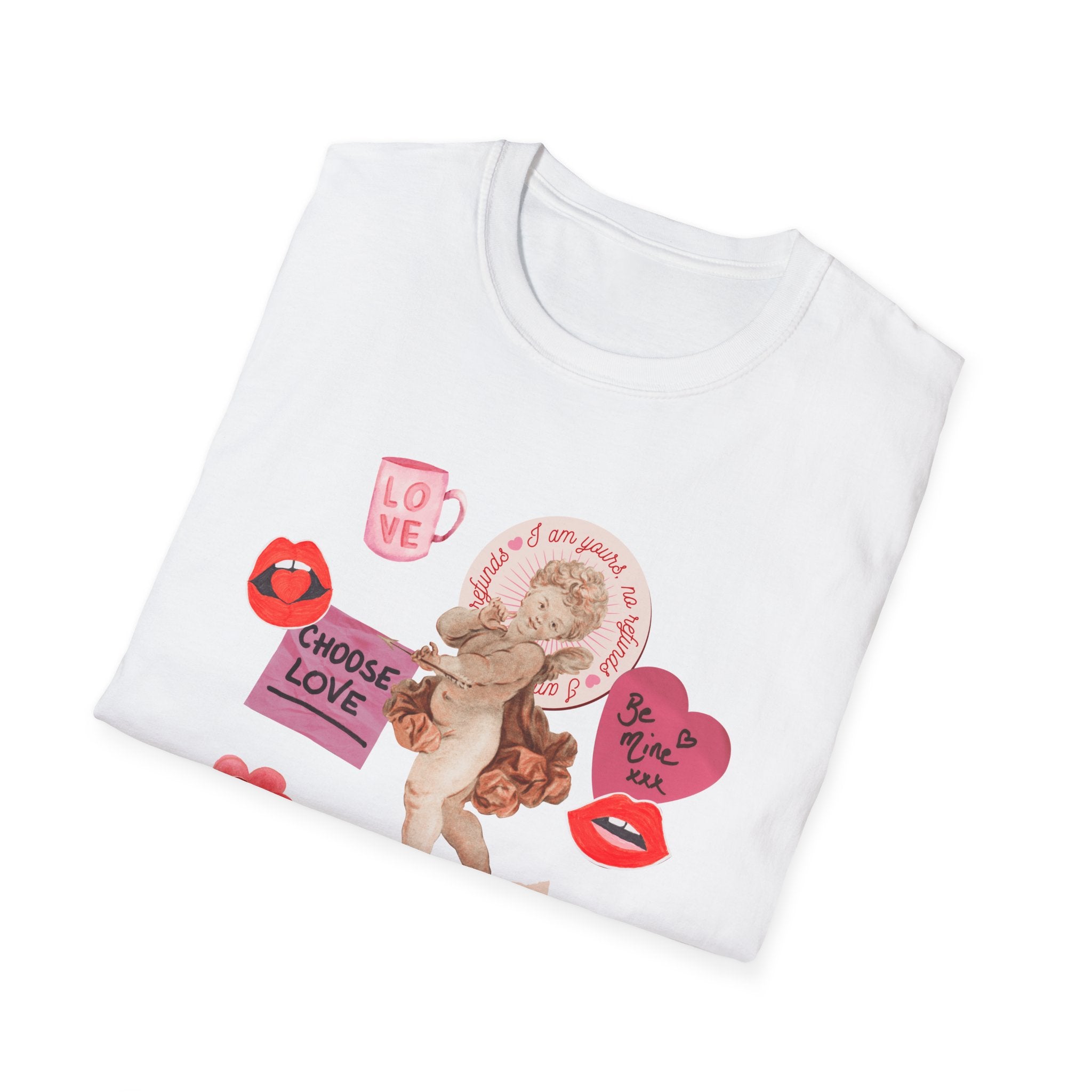 Romantic Graphic Tee - Love Slogan Shirt