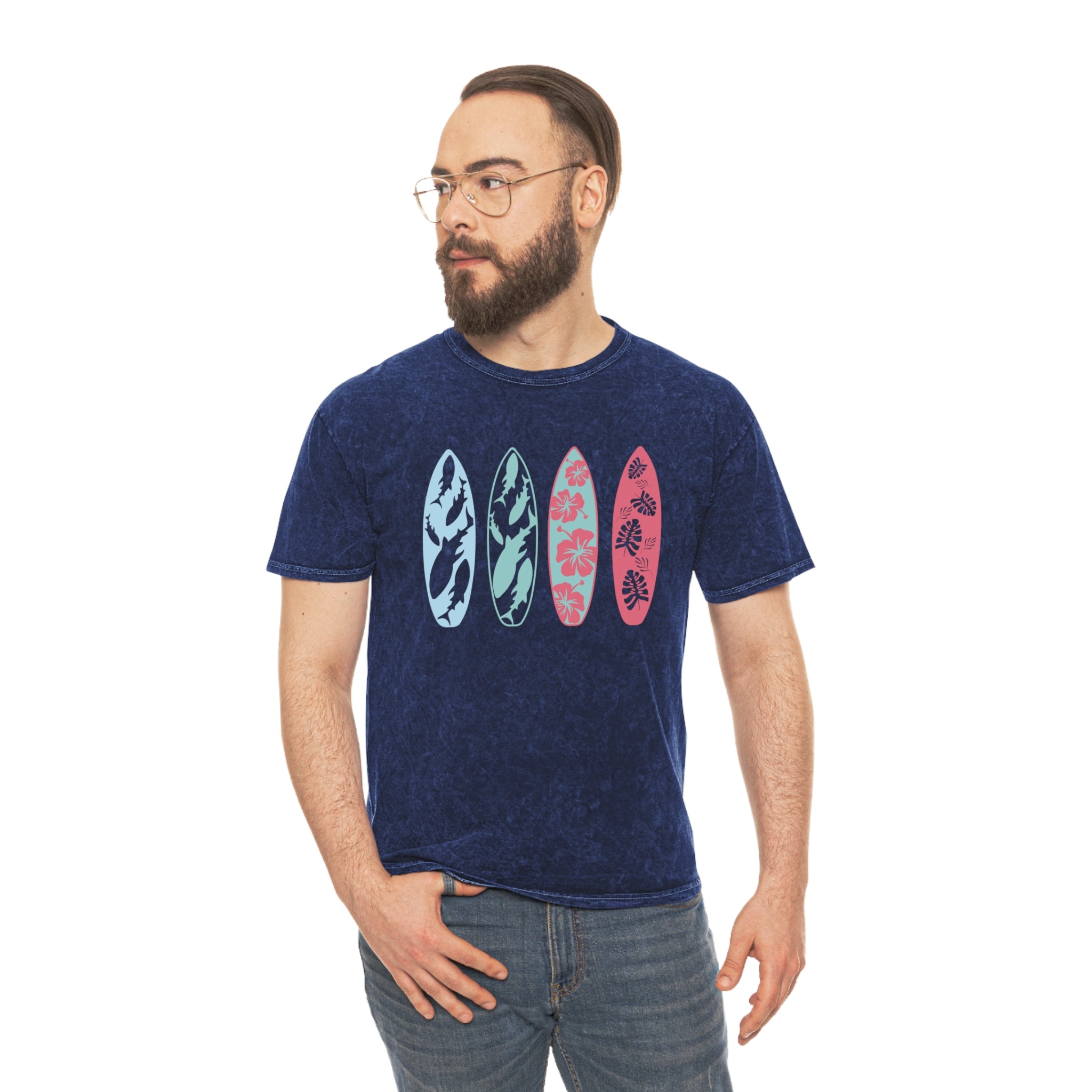 Mineral Wash T-Shirt - Surf Vibes