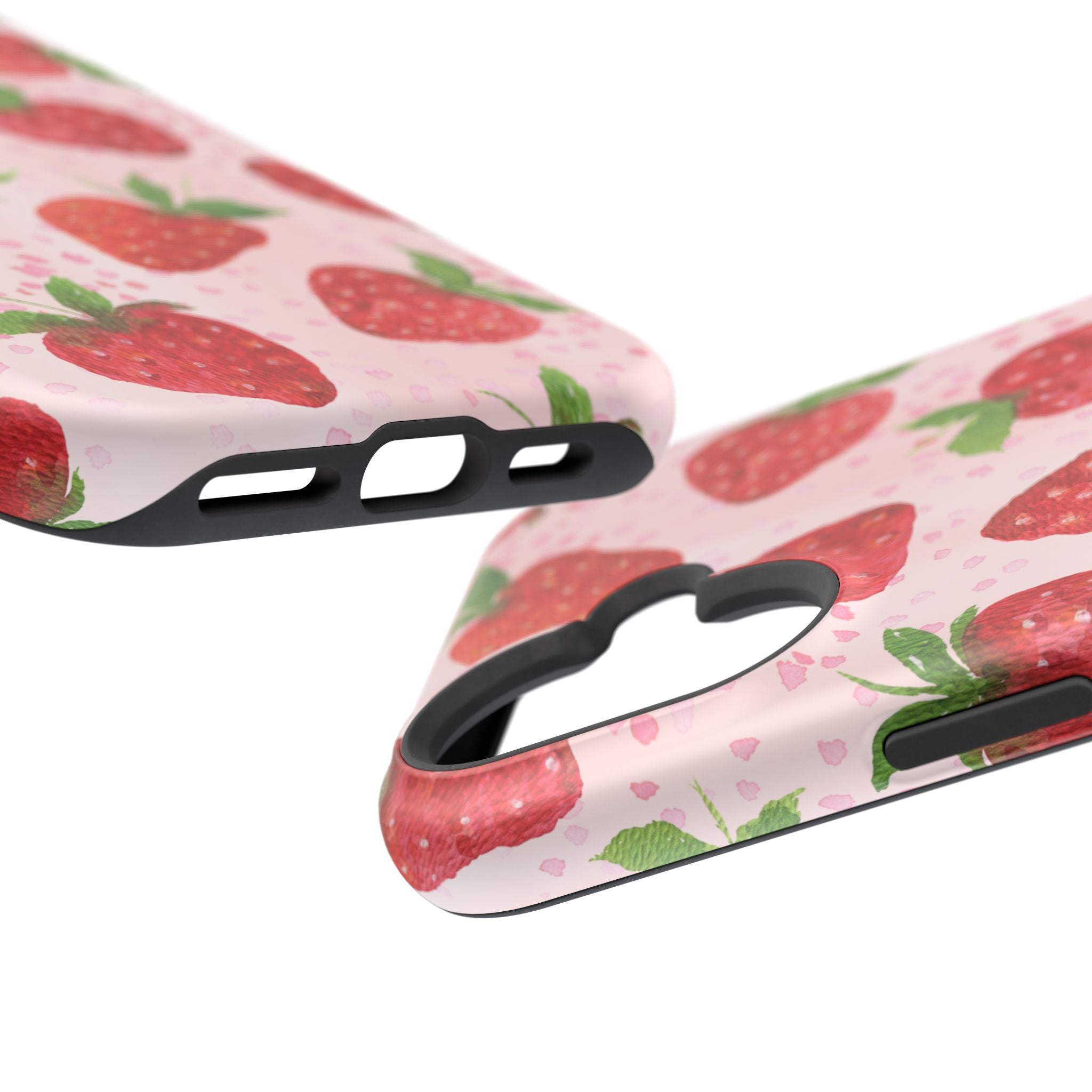 Fruit iPhone 16 Case - Strawberry Pattern Cover