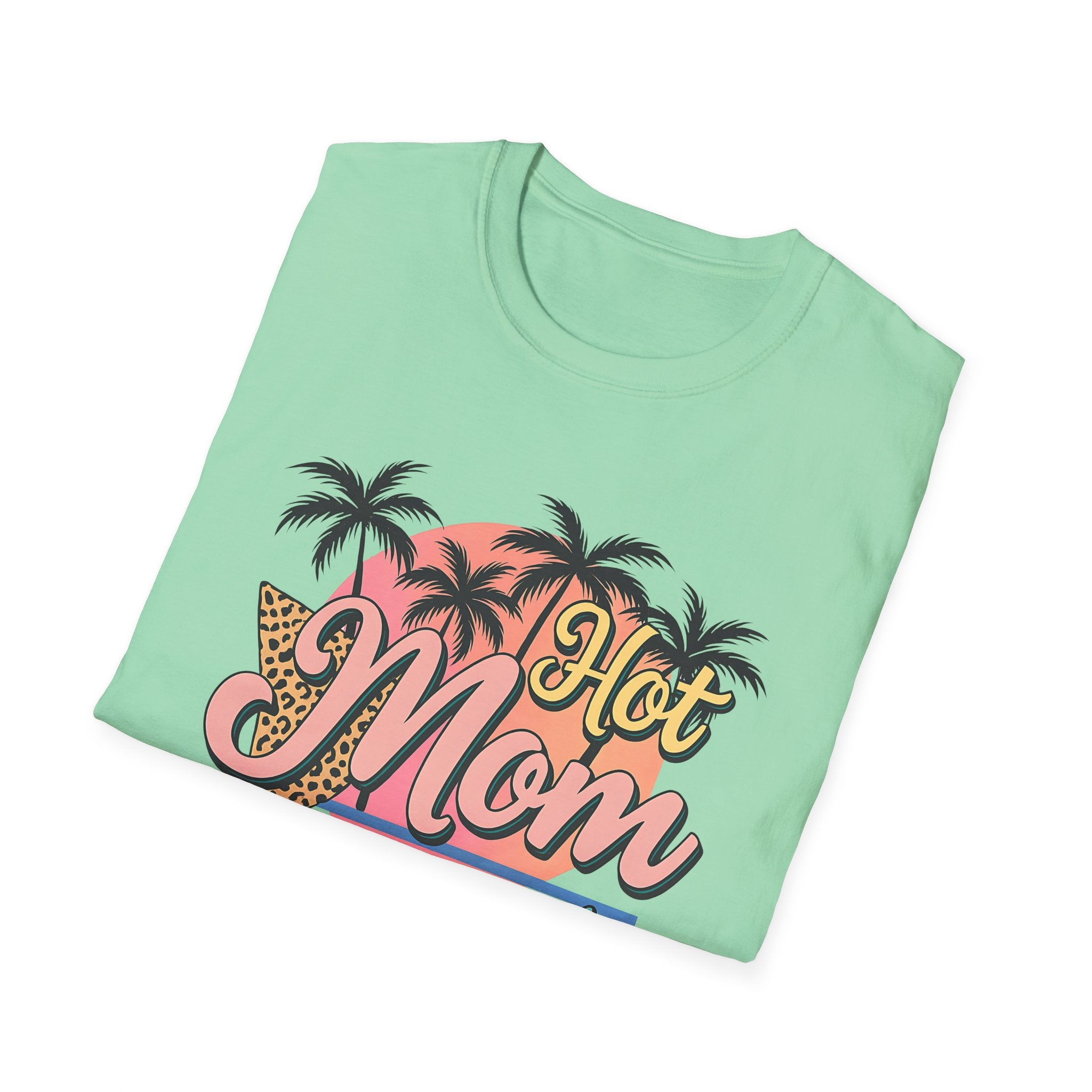 Tropical Retro T-Shirt - Hot Mom Summer Tee