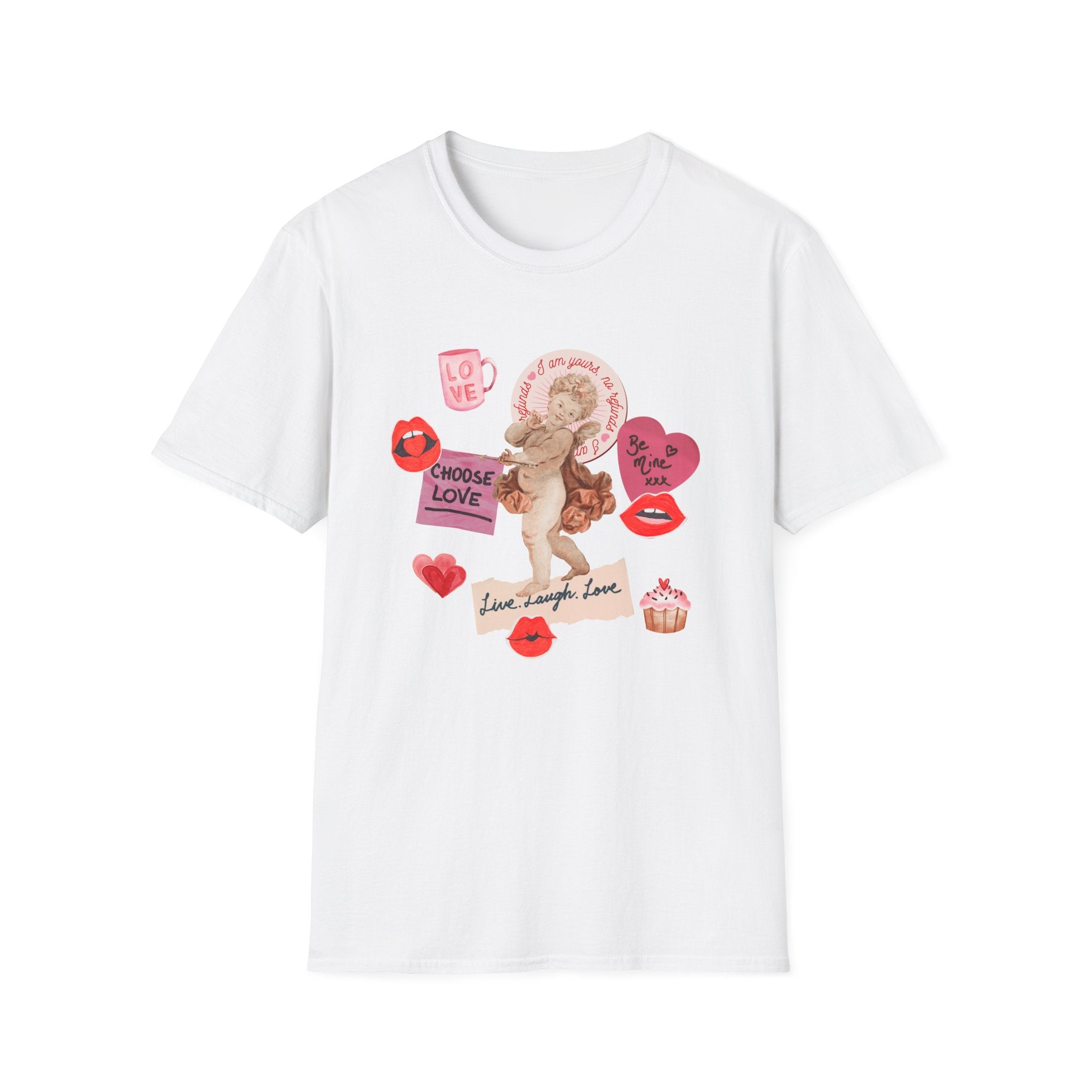 Romantic Graphic Tee - Love Slogan Shirt