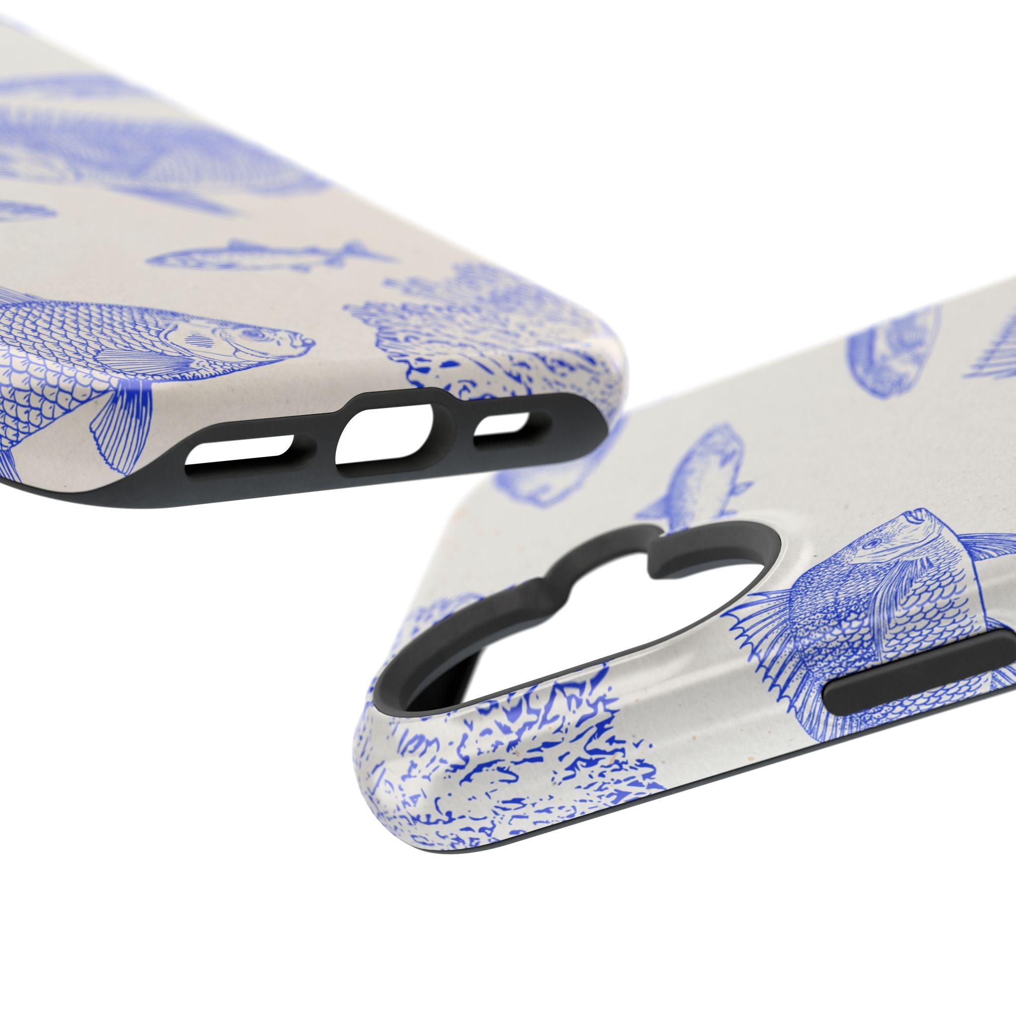 Marine iPhone 16 Case - Blue Coral Illustration