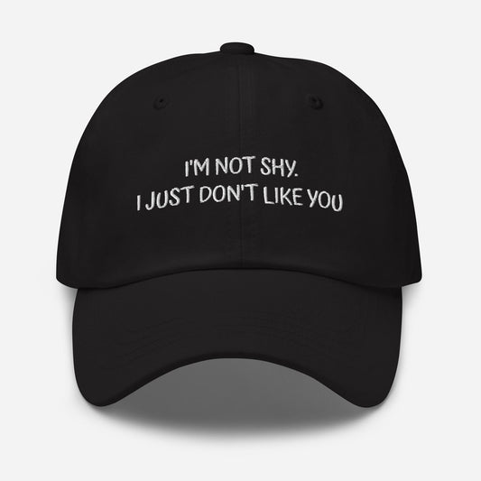 Funny Embroidered Dad Hat - Sarcastic Adjustable Cap
