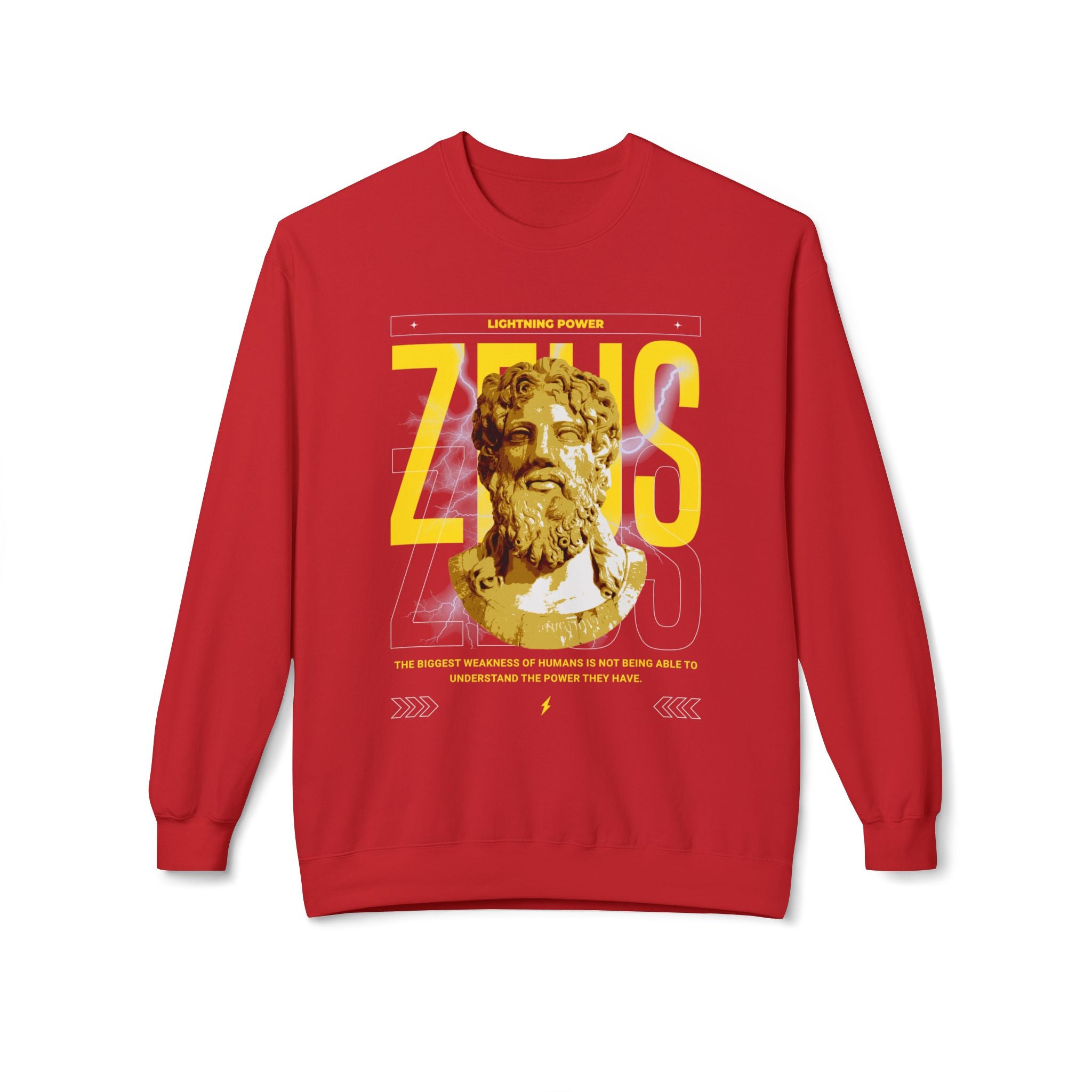 Zeus Lightning Shirt - Mythological Crew