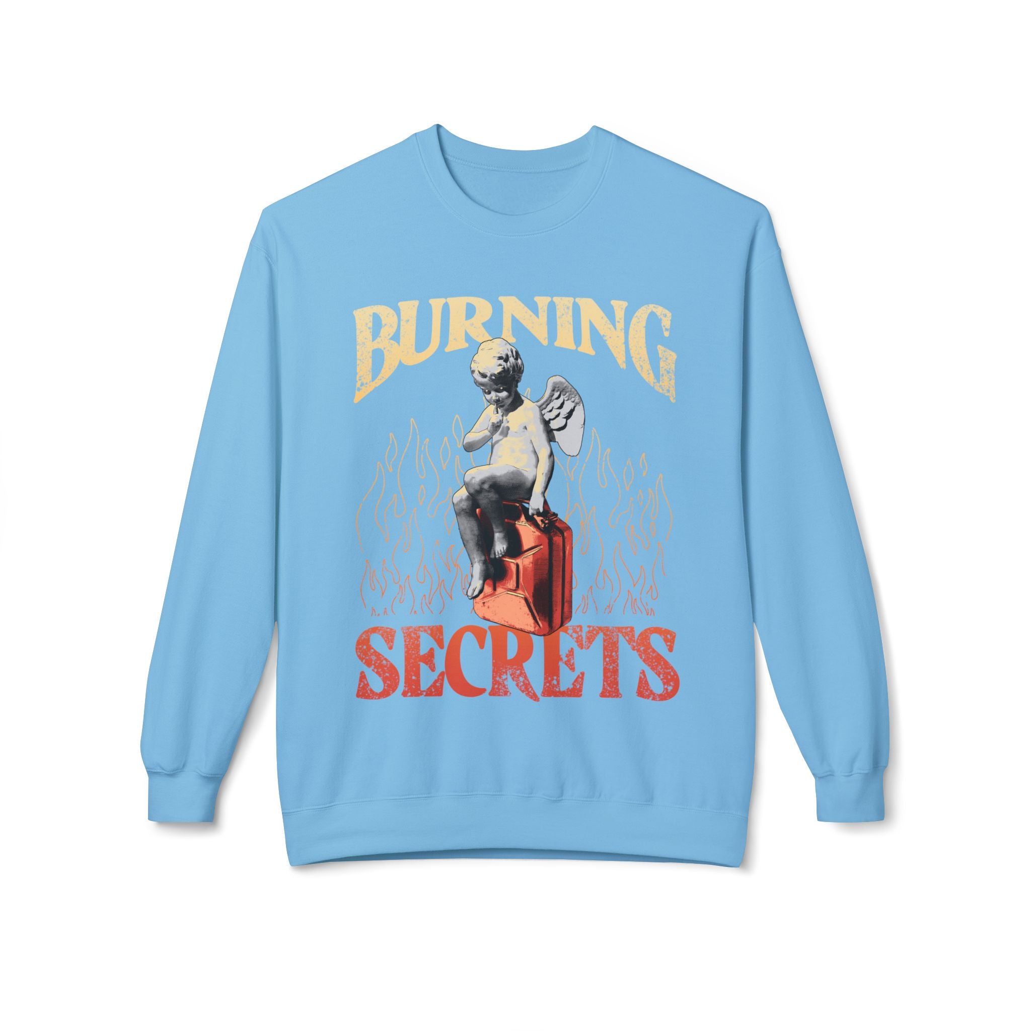 Retro Crewneck Sweatshirt - Burning Secrets Top