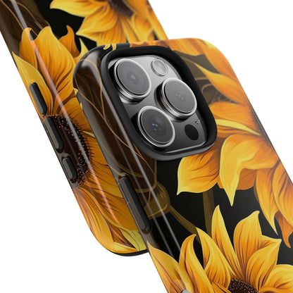 Sunflower iPhone 16 Case – Bold Yellow Floral Summer Design for iPhone 16, 16 Pro, 16 Pro Max & 16 Plus