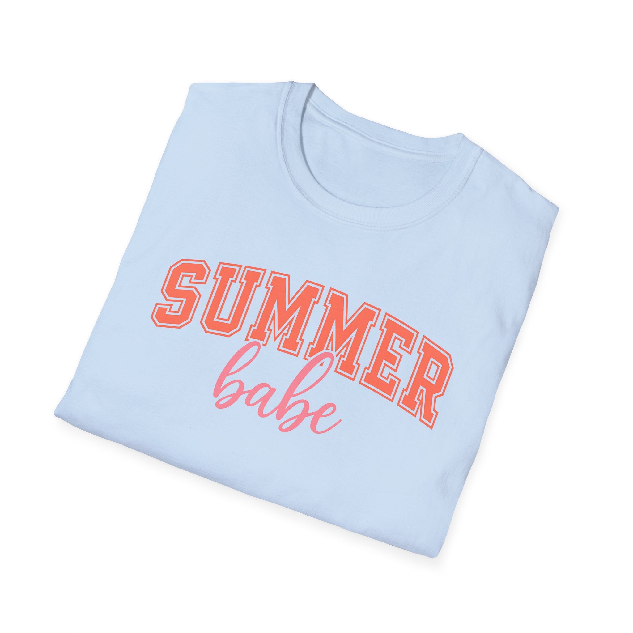 Summer Babe Tee - Varsity Style Shirt