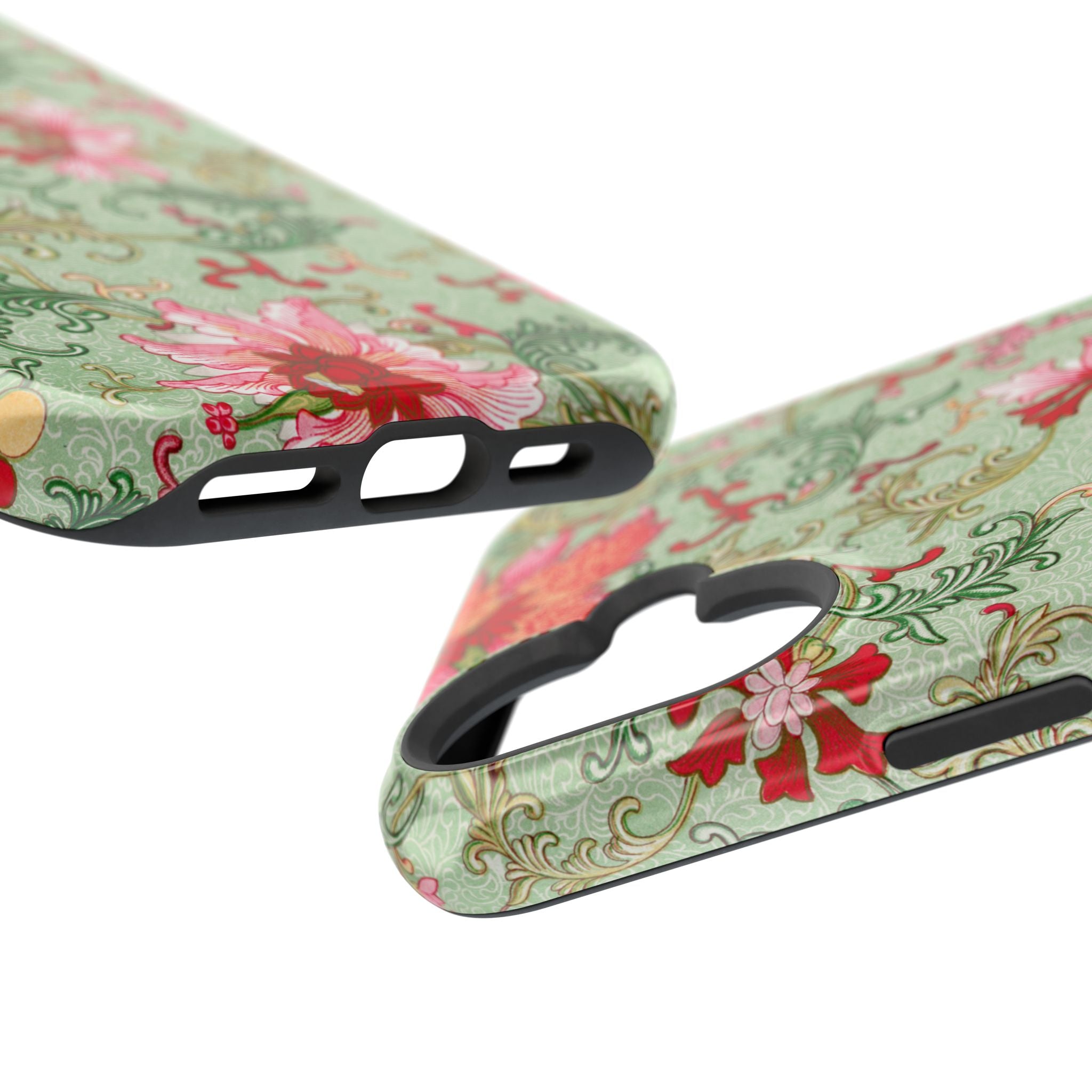 Vintage iPhone Case - Magnetic Floral Cover