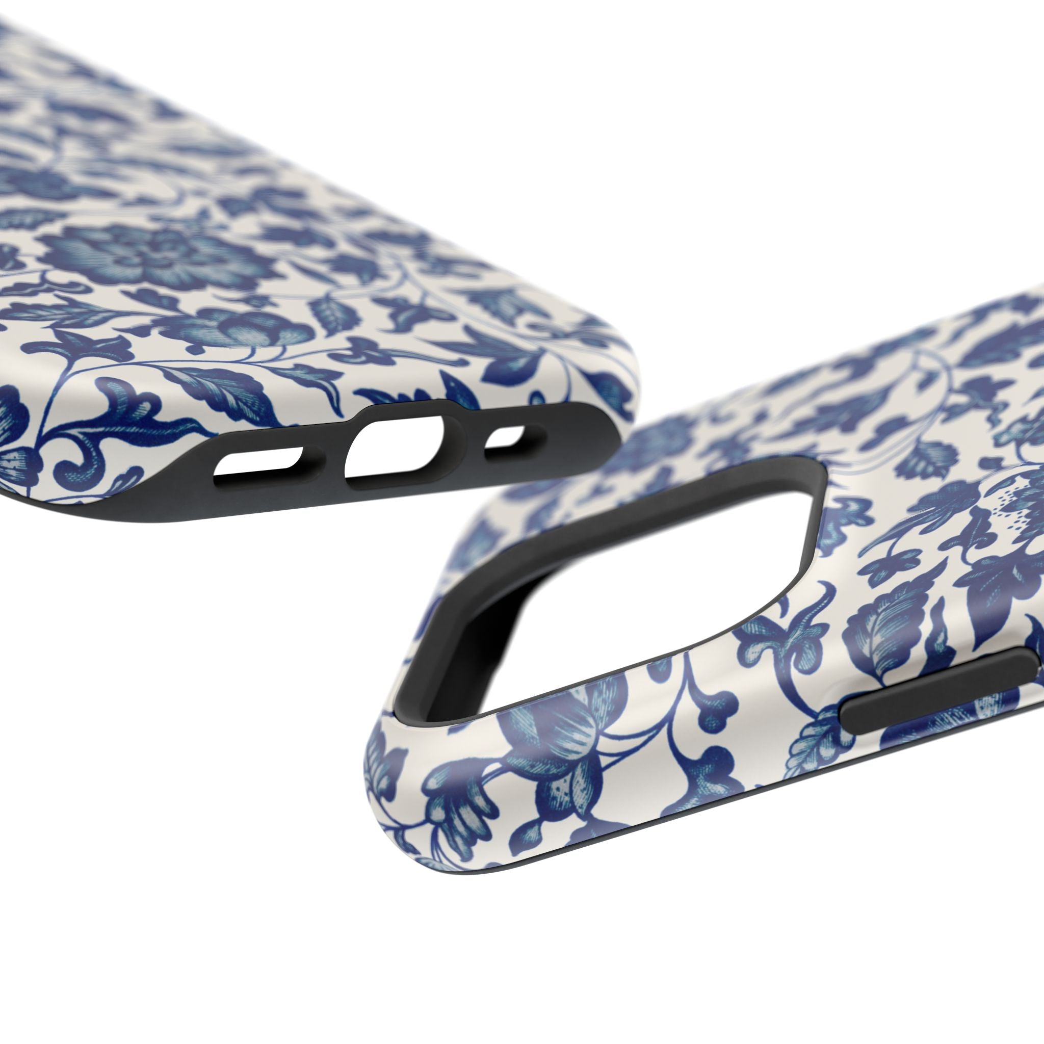 Traditional iPhone Case - Blue Floral iPhone