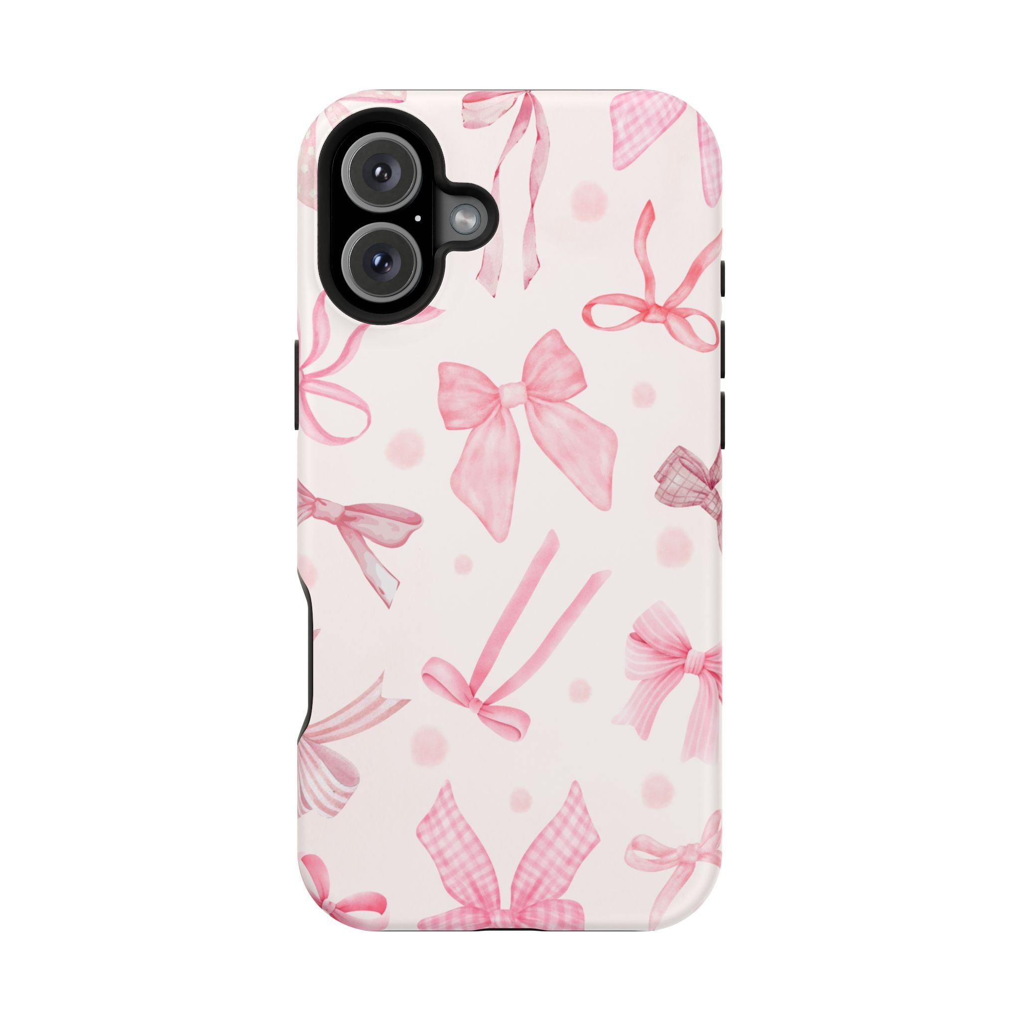 Feminine iPhone Case - Pink Bow Cover