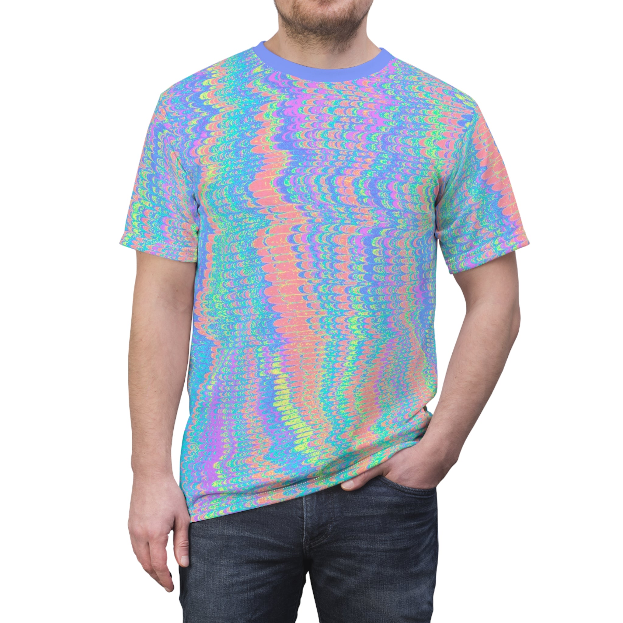 Psychedelic Tee - Unisex Cut & Sew T-Shirt