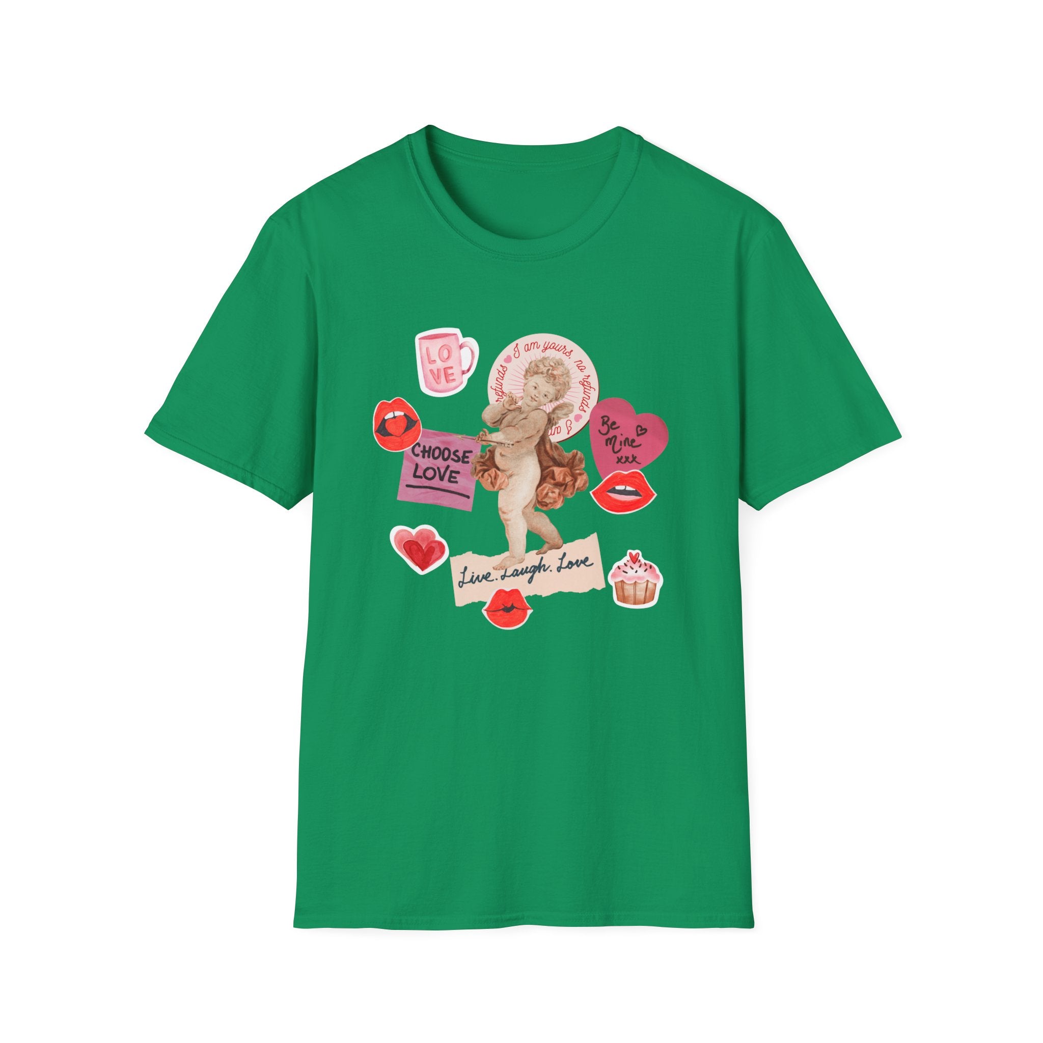 Romantic Graphic Tee - Love Slogan Shirt