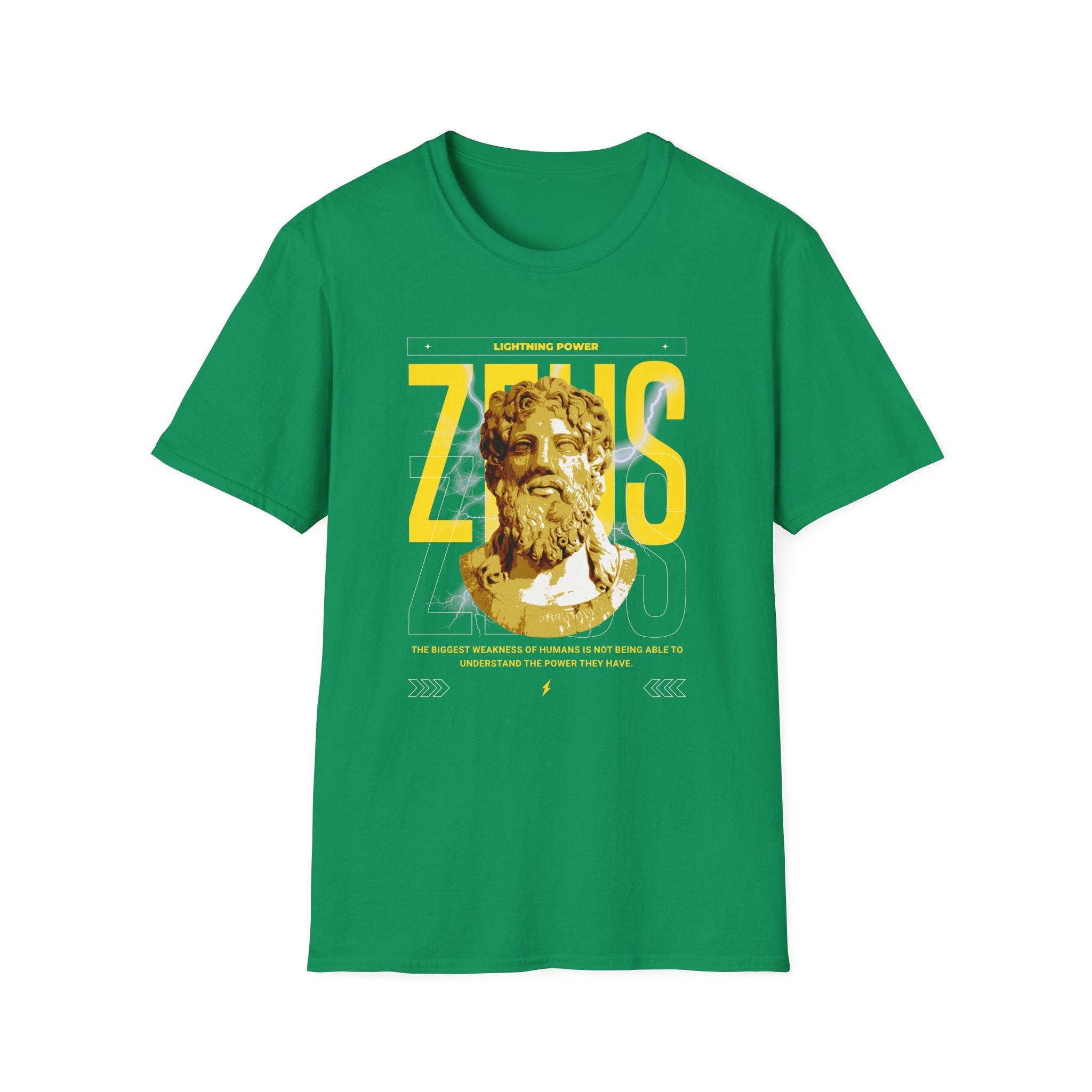Zeus Power Tee - Myth Lightning Shirt