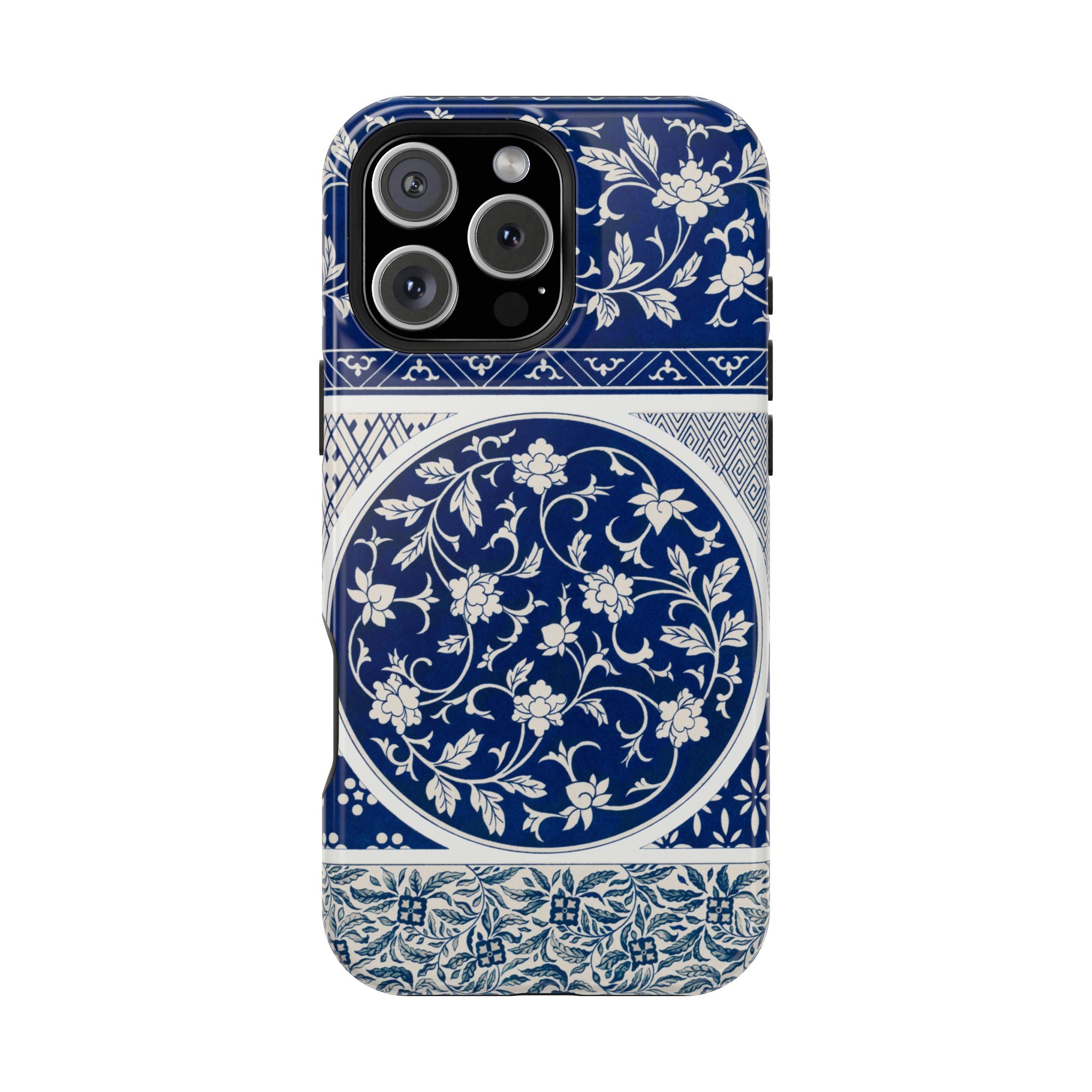 Traditional Chinese iPhone Case - Blue White Floral Case