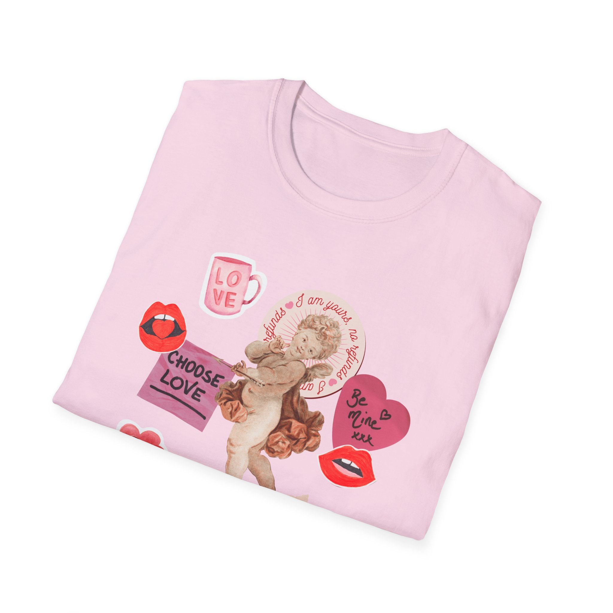 Romantic Graphic Tee - Love Slogan Shirt