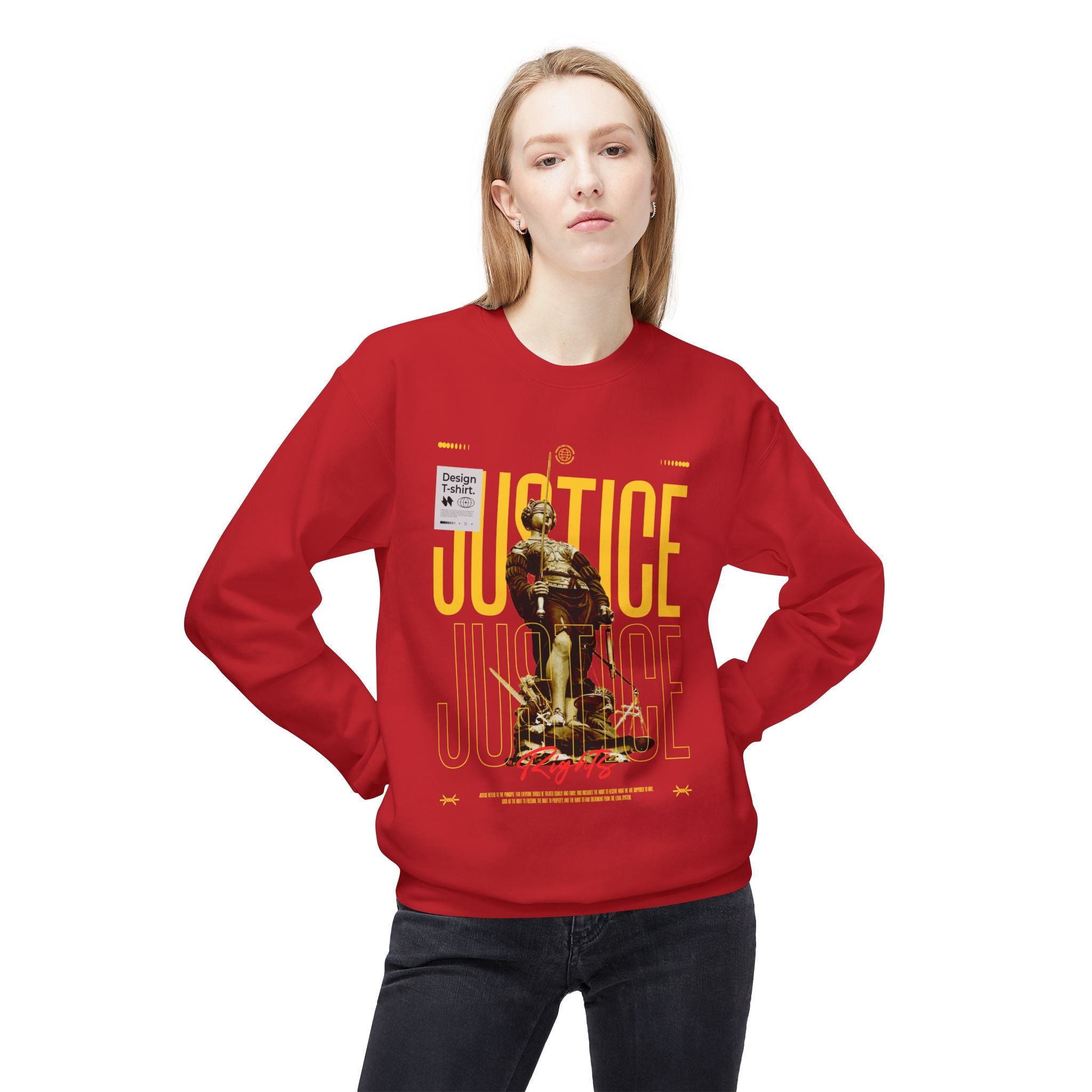 Justice Crewneck - Graphic Sweatshirt