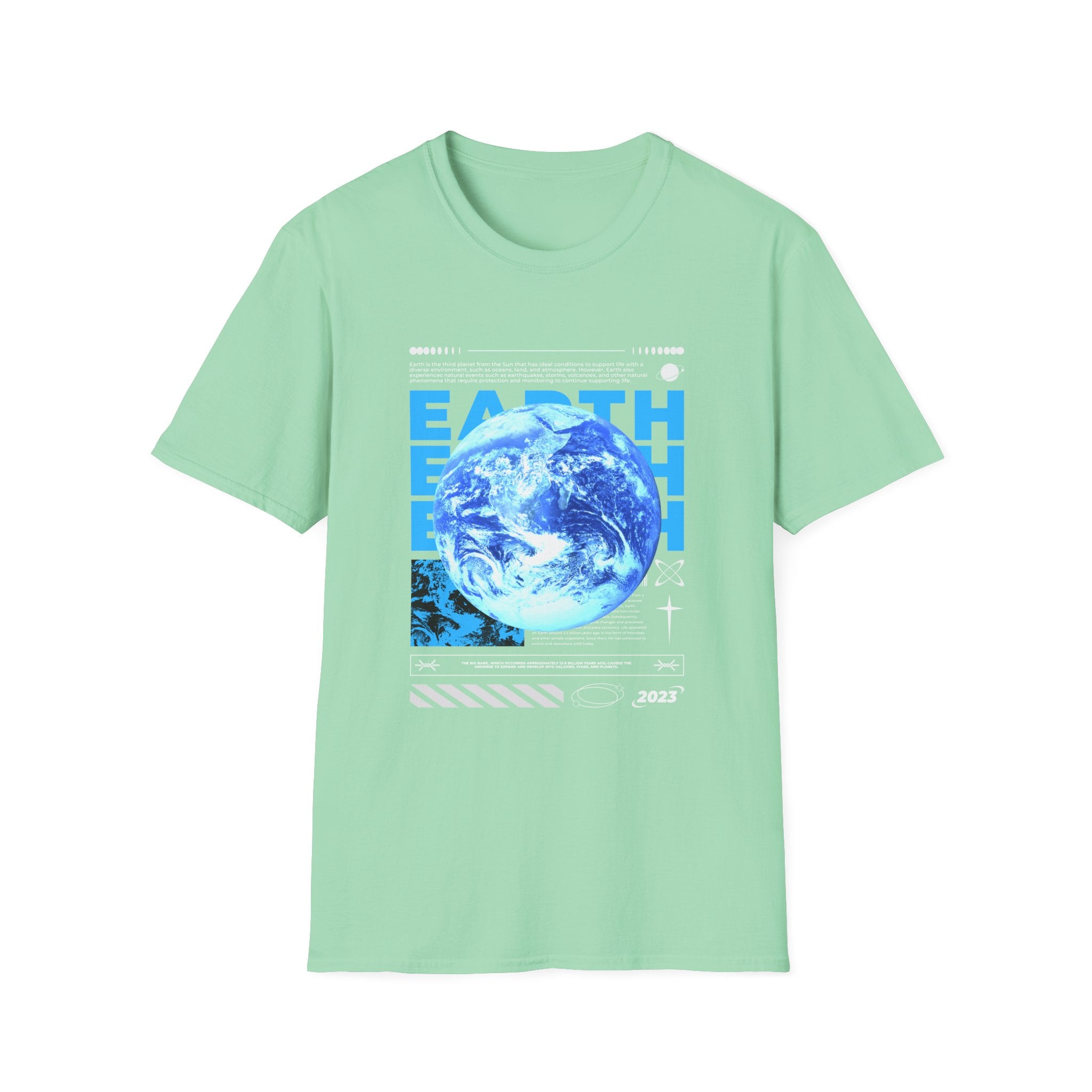 Cosmic Womens Tee - Earth Graphic Shirt