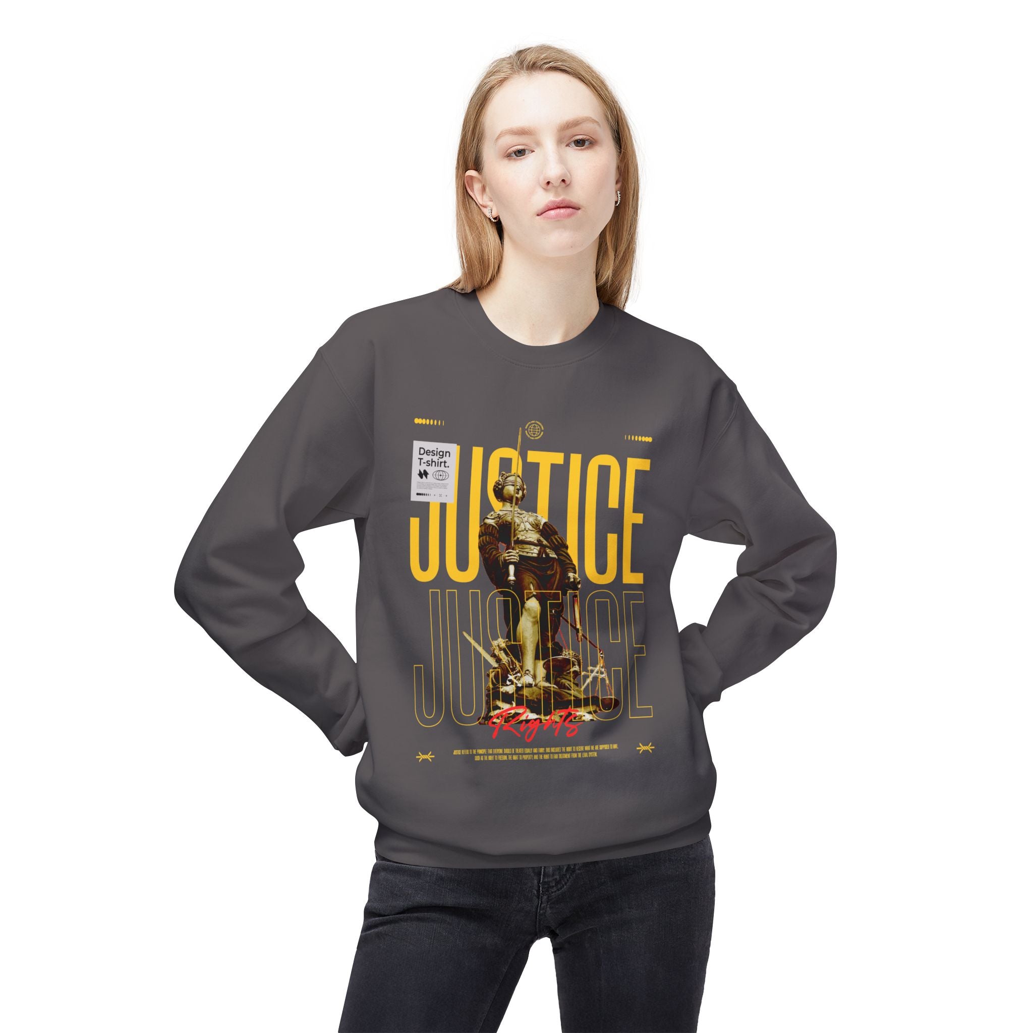 Justice Crewneck - Graphic Sweatshirt