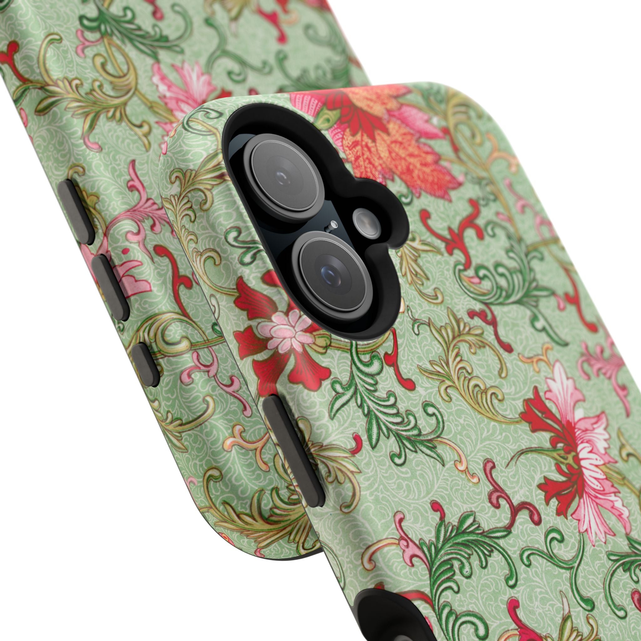 Vintage iPhone Case - Magnetic Floral Cover