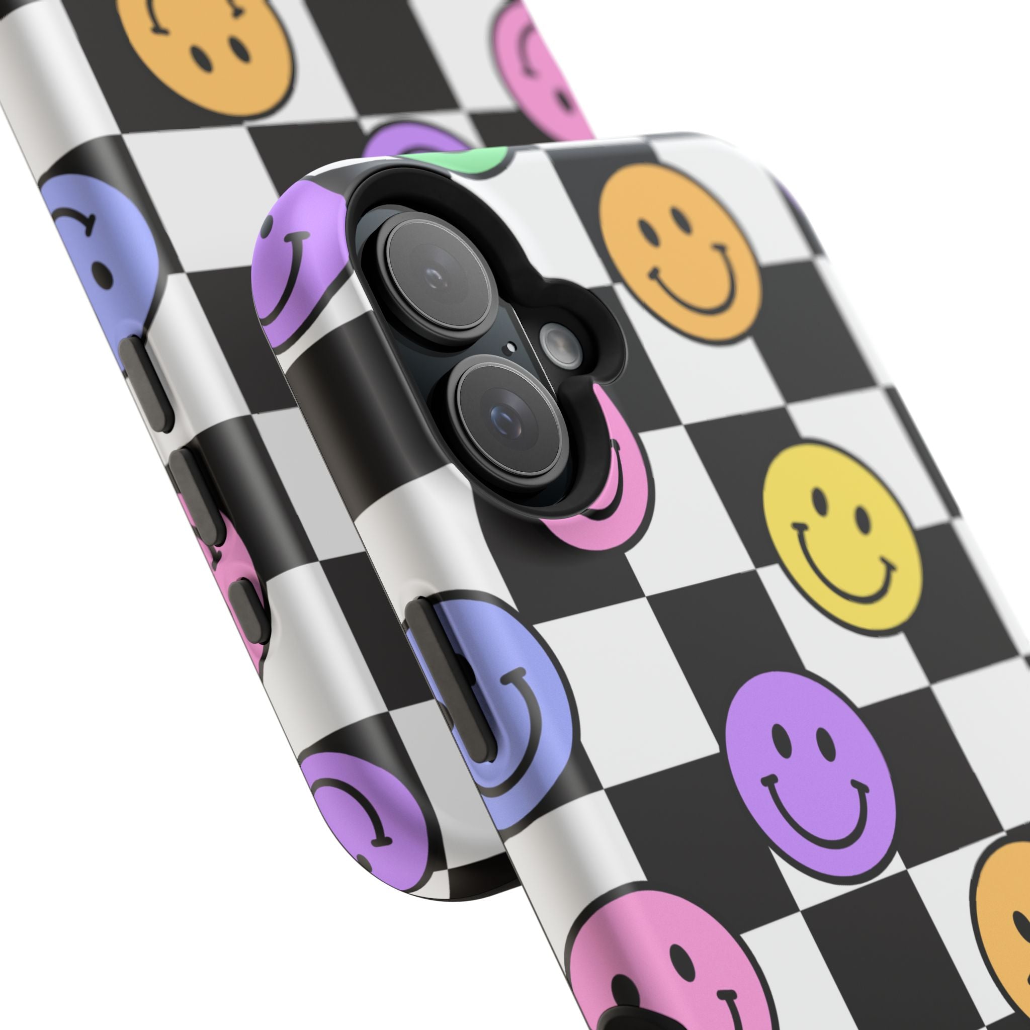 Playful Phone Case - Smiley Checkerboard