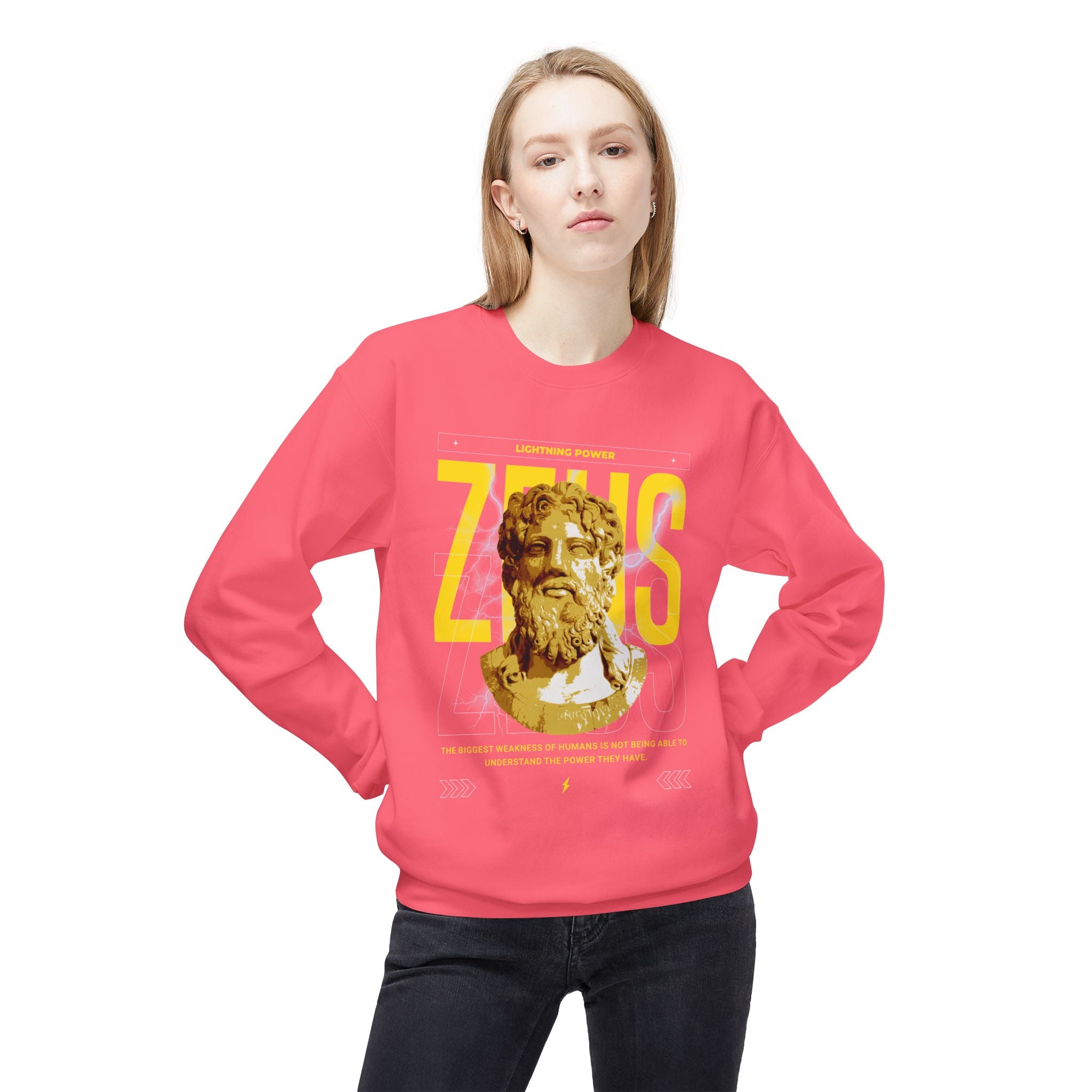 Zeus Lightning Shirt - Mythological Crew