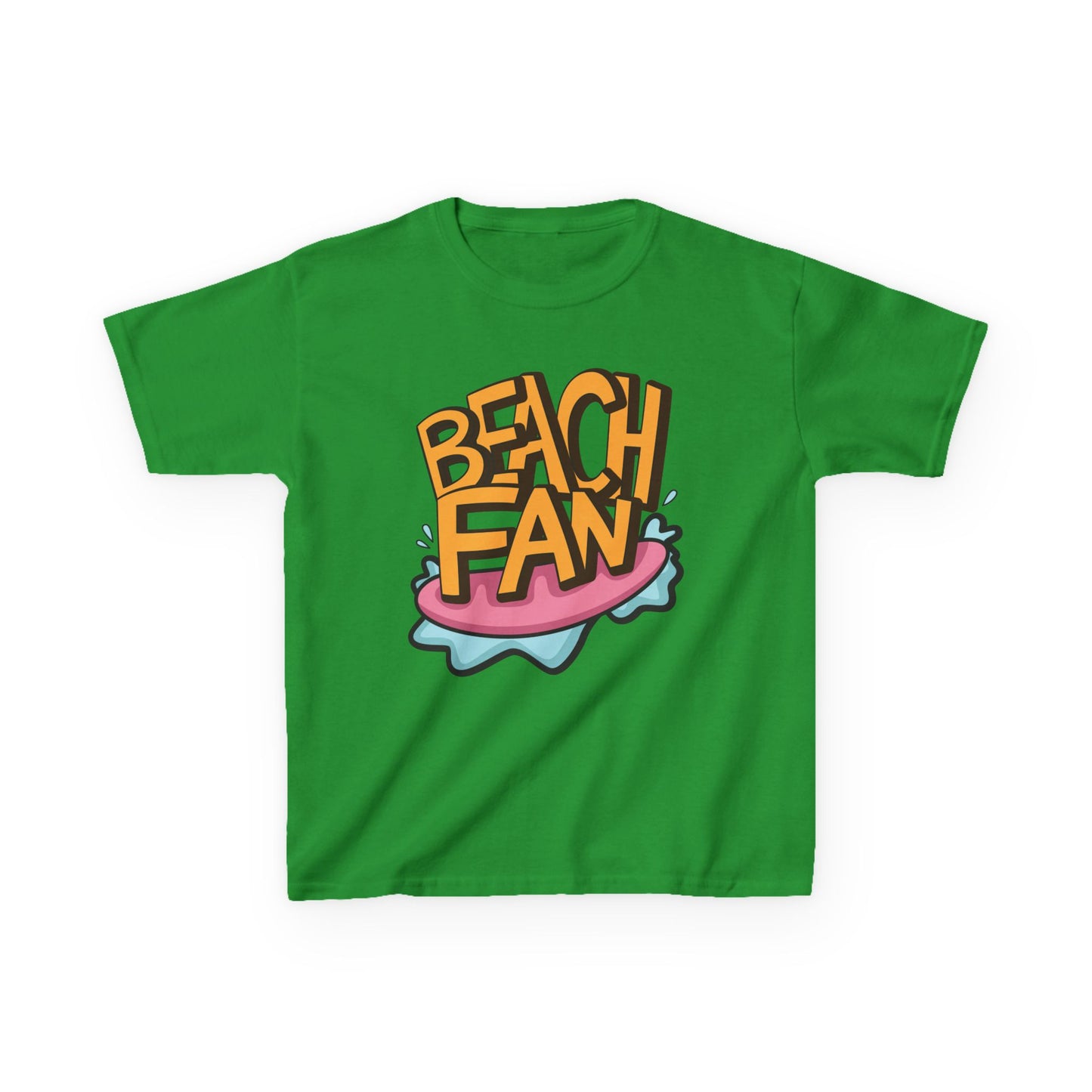 BEACH FAN TYPOGRAPHY