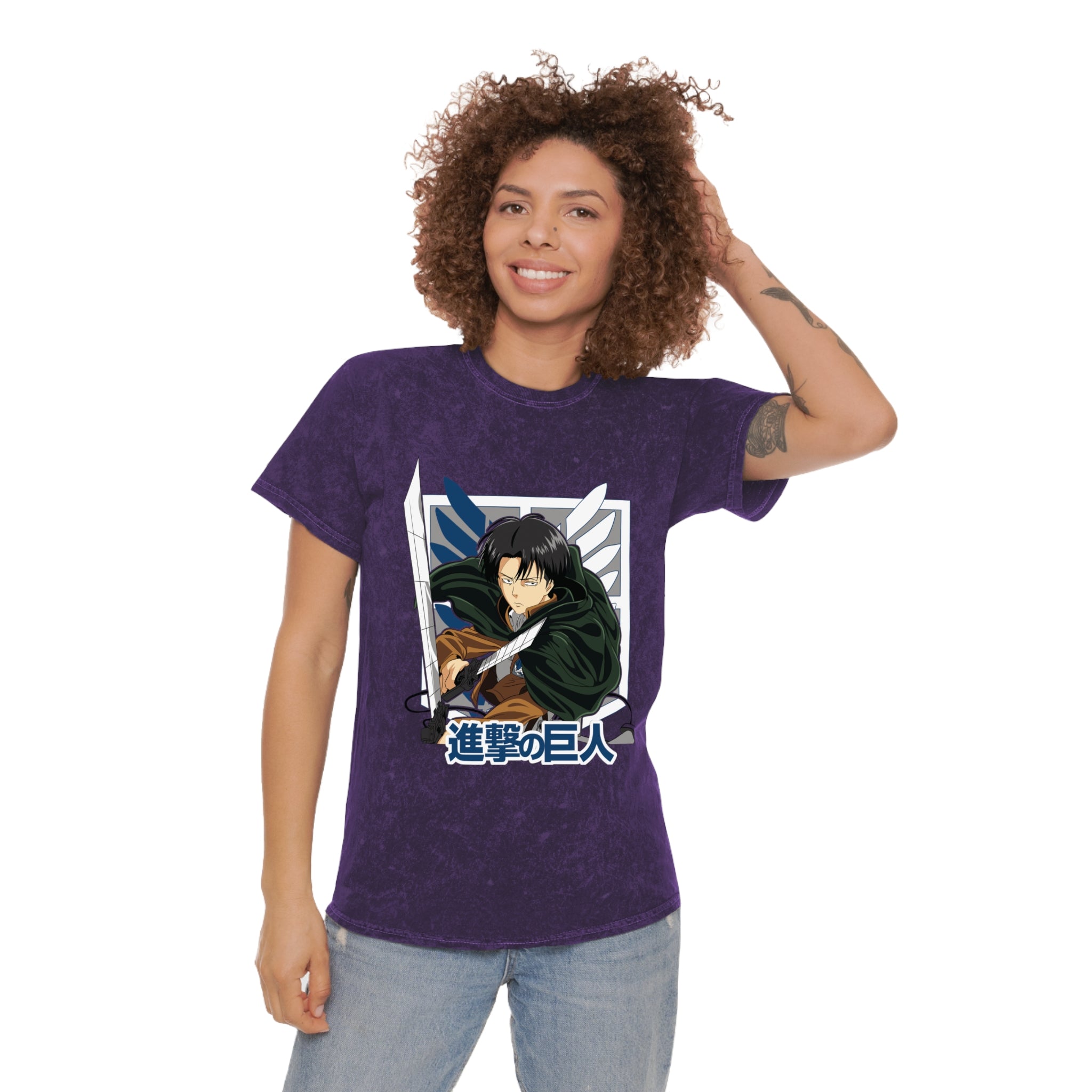 Mineral Wash T-Shirt - Anime