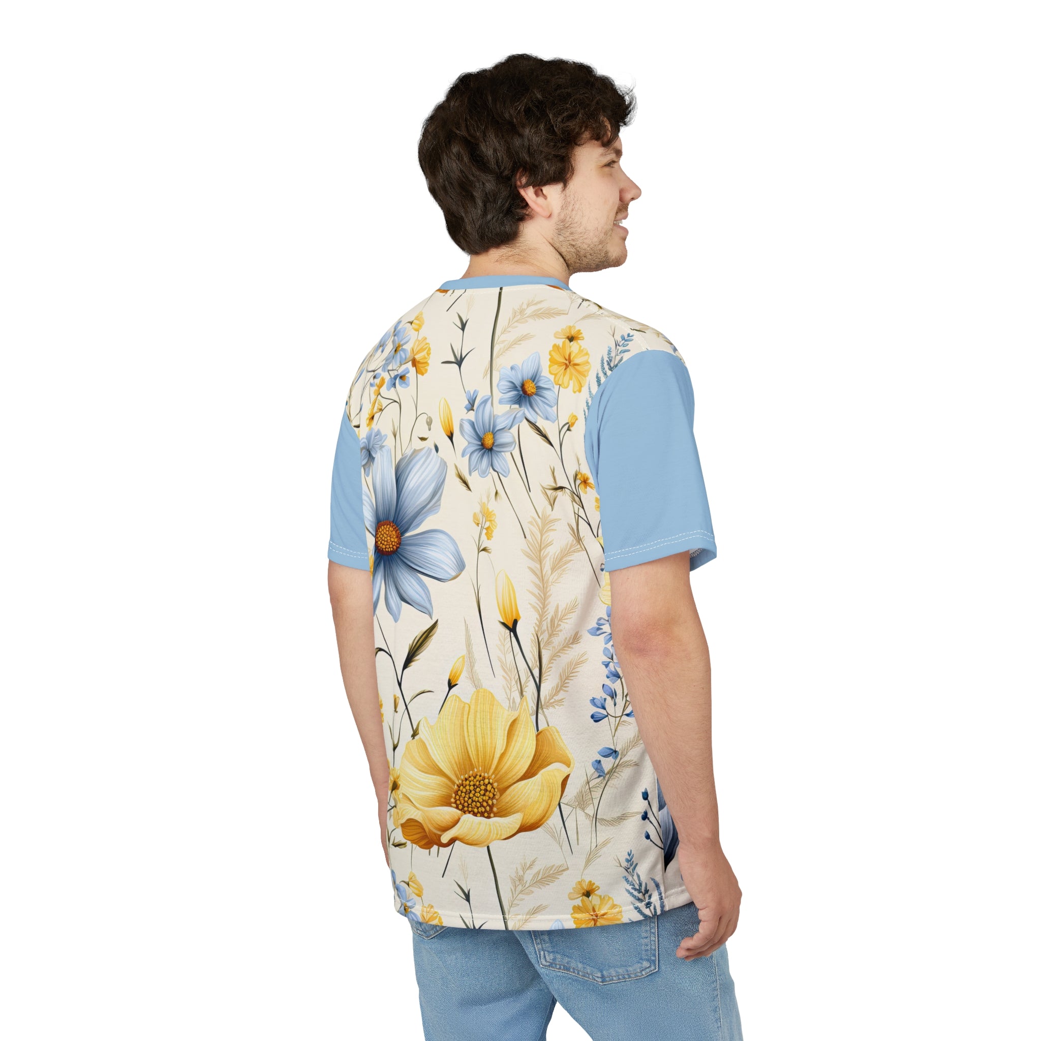 Wild Florals Unisex Tee - Cut & Sew T-Shirt