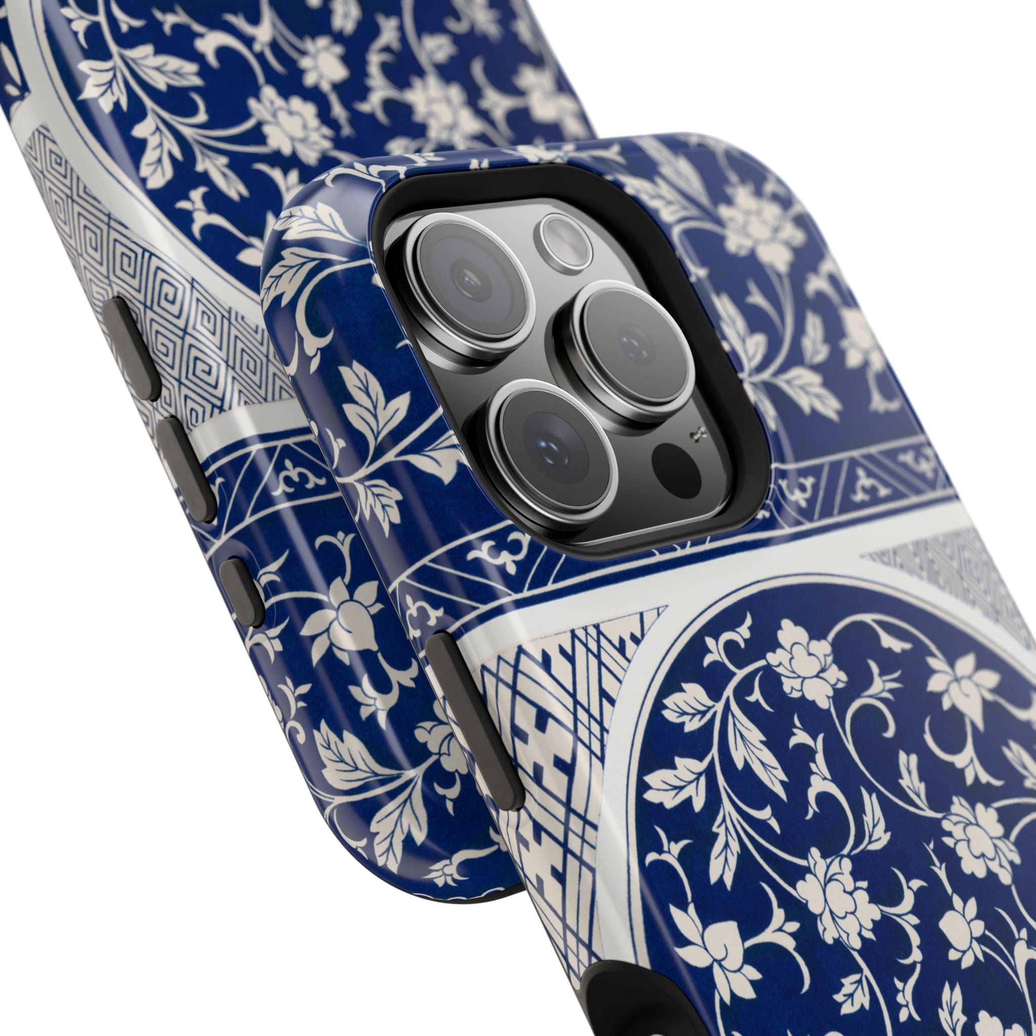 Traditional Chinese iPhone Case - Blue White Floral Case