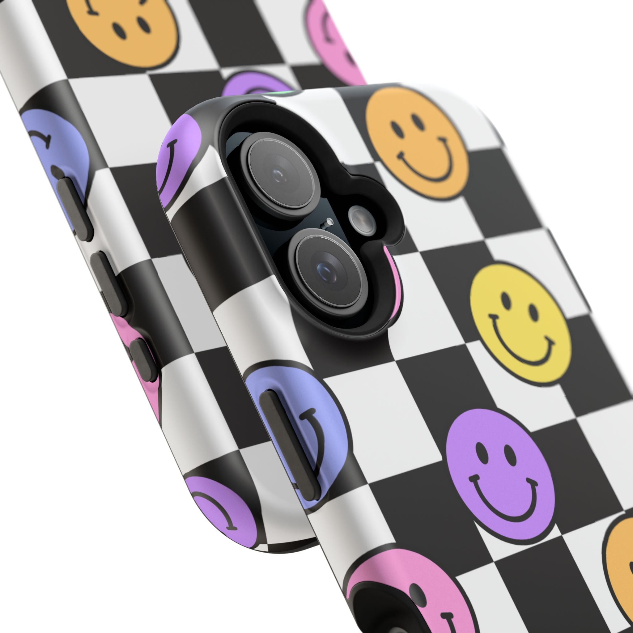 Playful Phone Case - Smiley Checkerboard