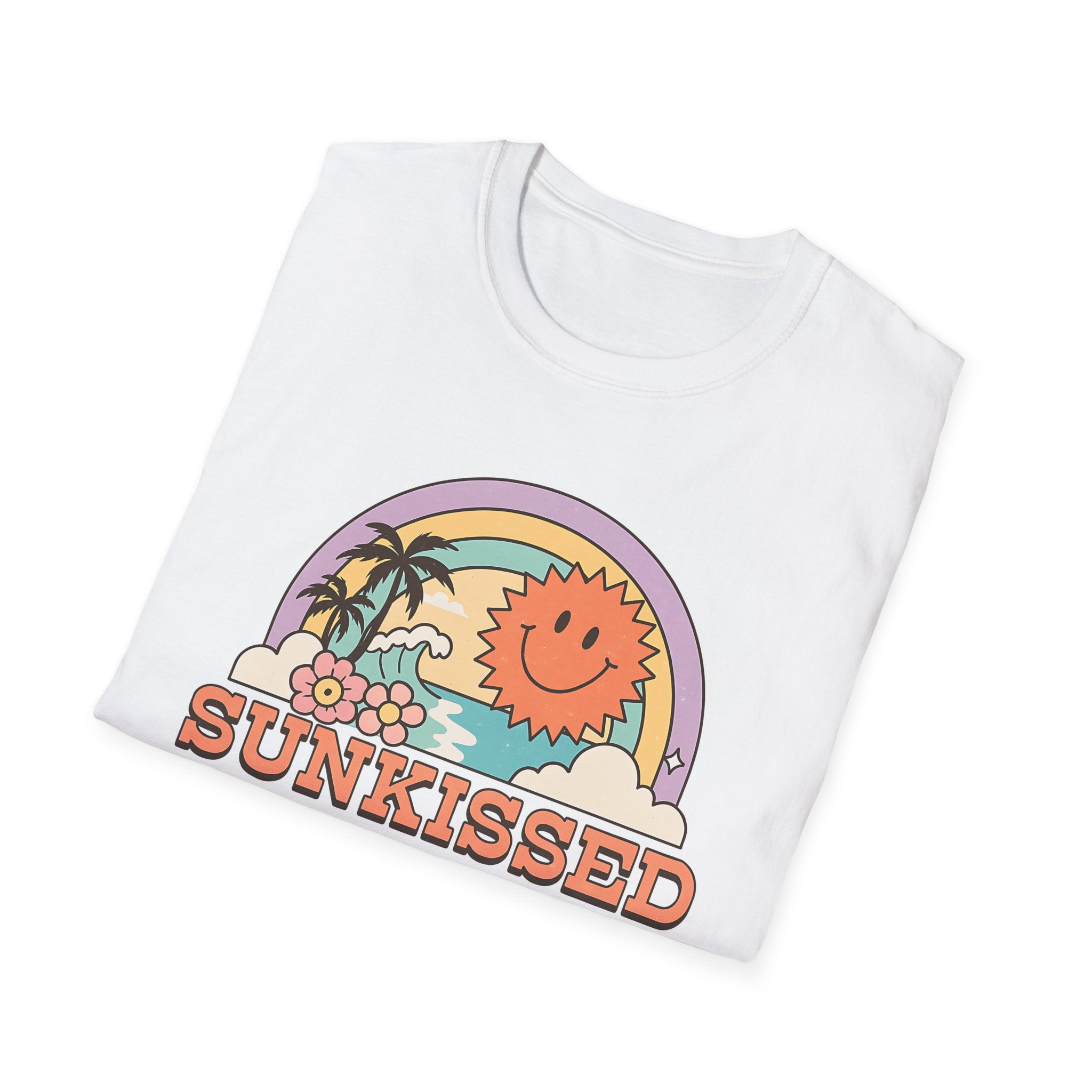 Sunkissed Retro Tee - Tropical Sun Shirt