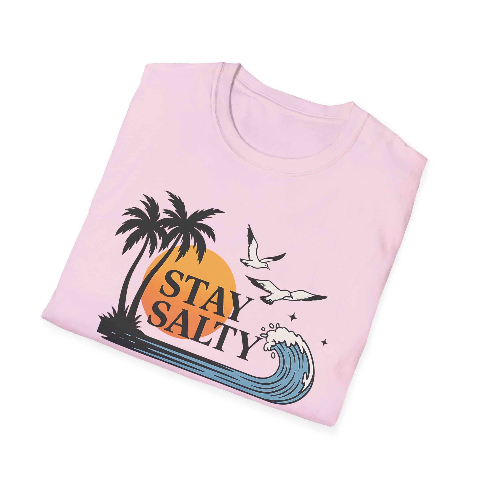 Tropical Beach Tee - Stay Salty Shirt
